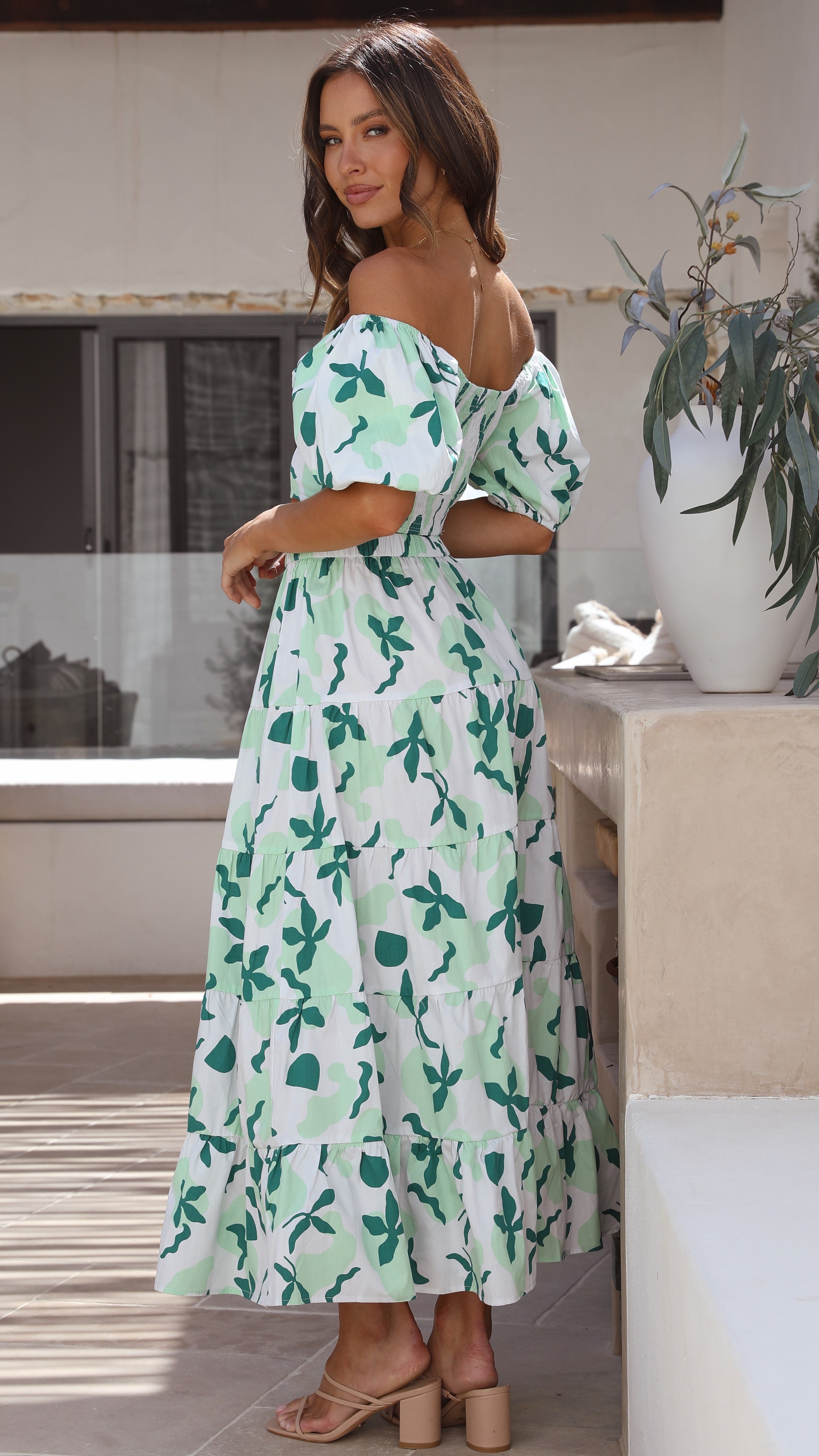 Kikodress - Karmen Maxi Skirt - Green