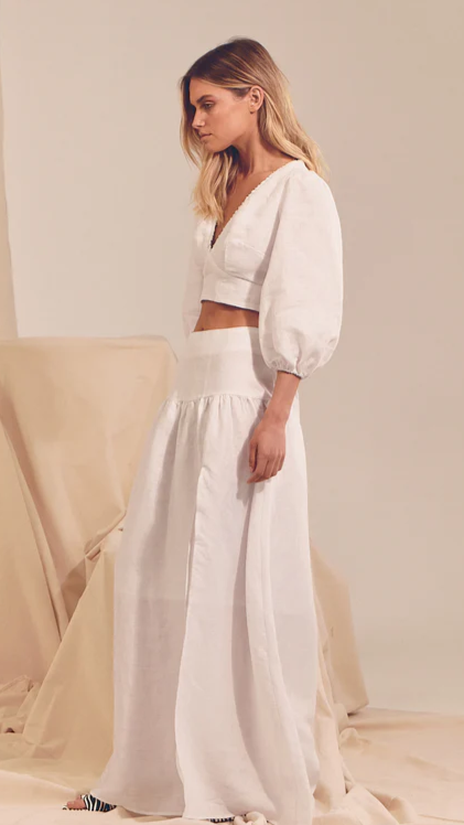 Kikodress - Fluir Top - White