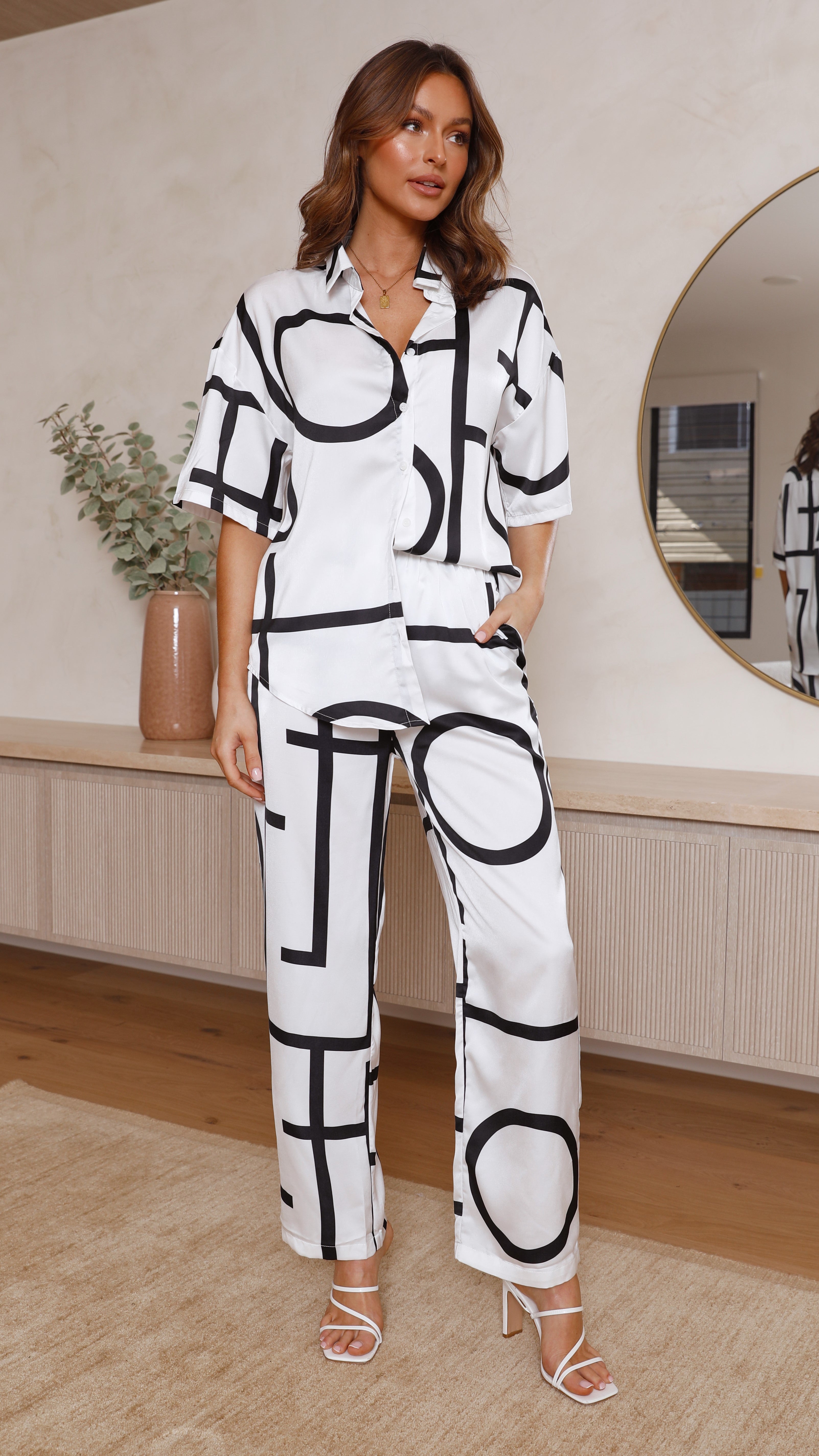 Kikodress - Darlah Pants - Black/White