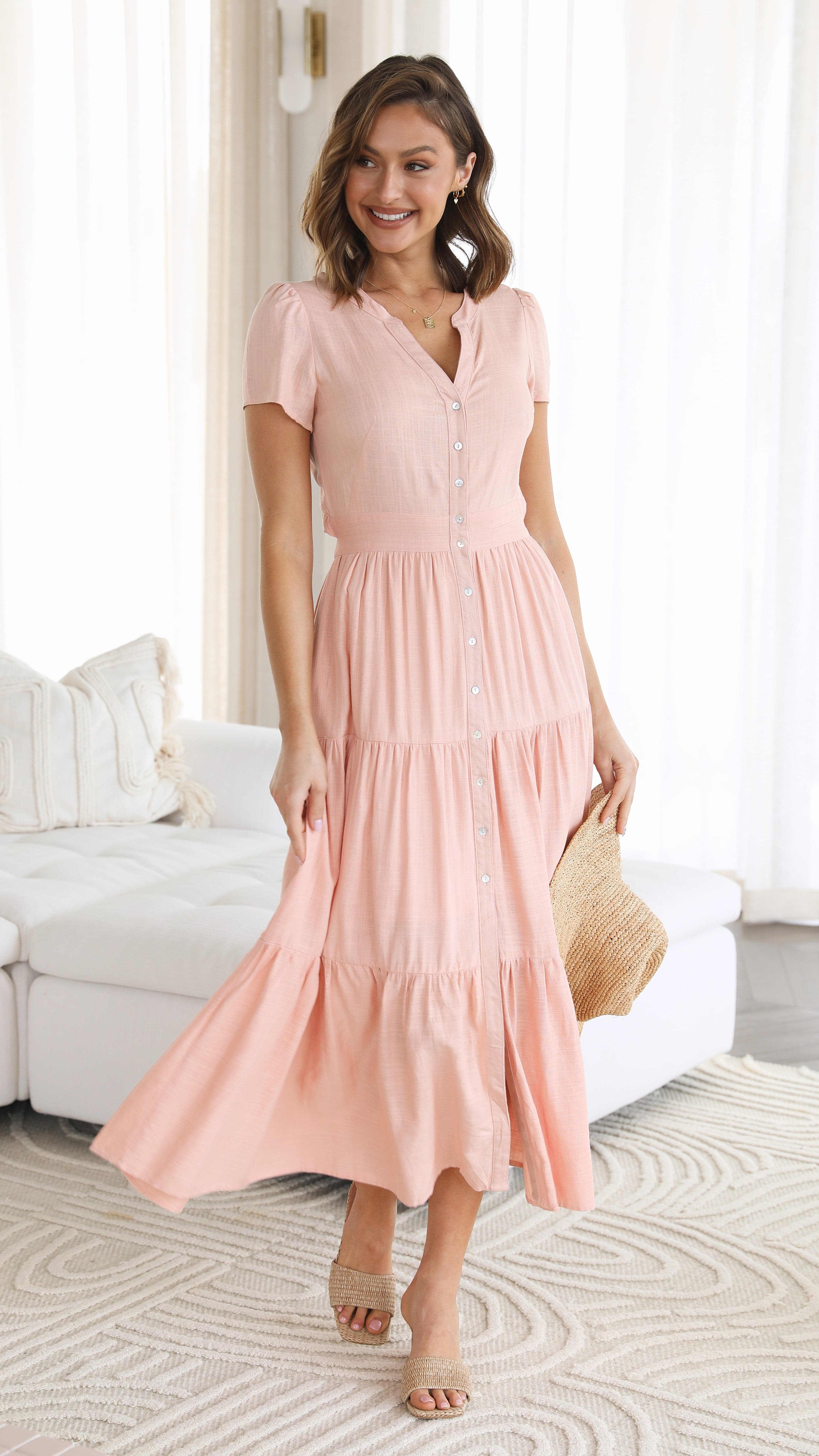 Kikodress - Luka Maxi Dress - Peach
