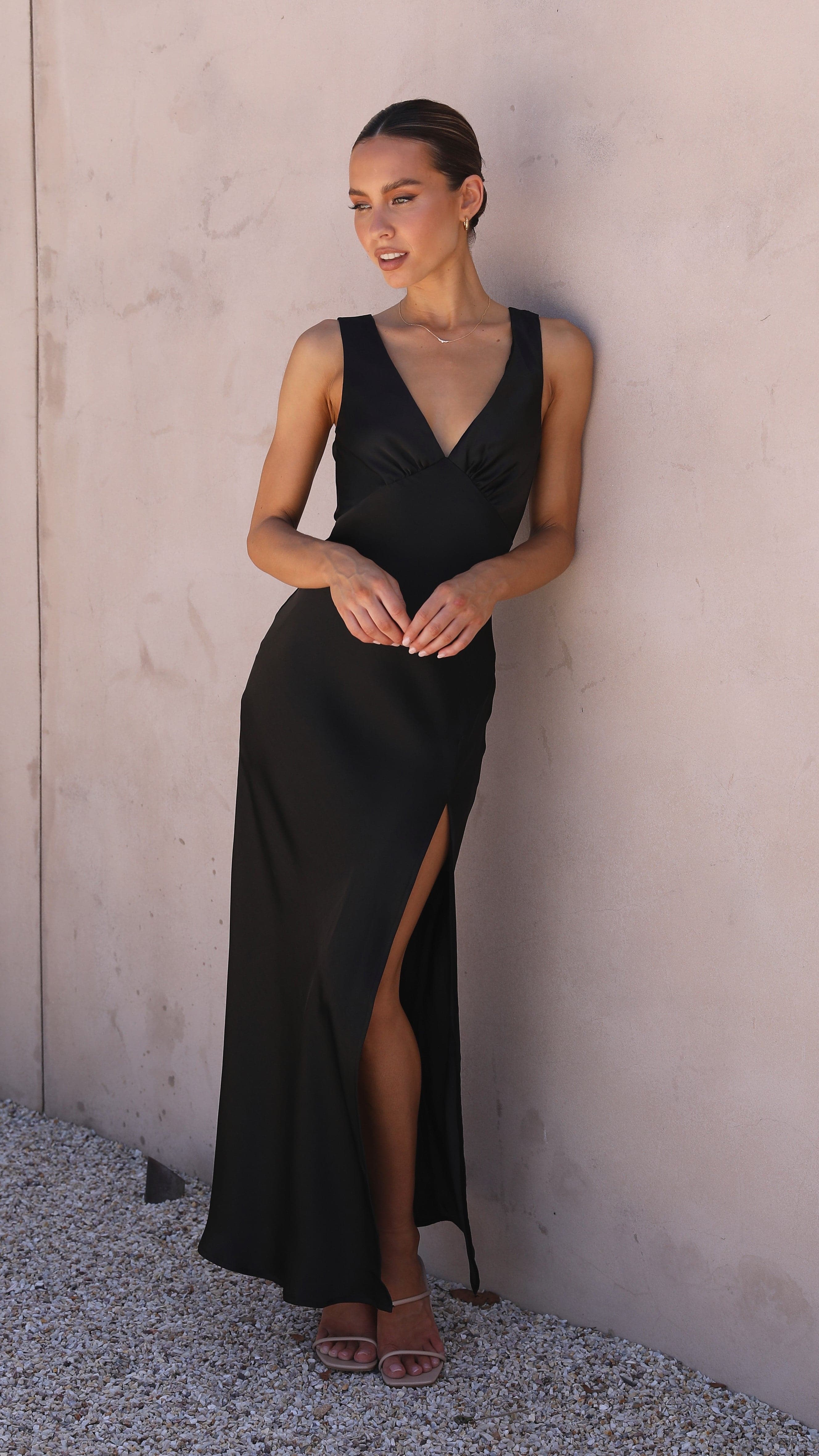 Kikodress - Taylor Maxi Dress - Black