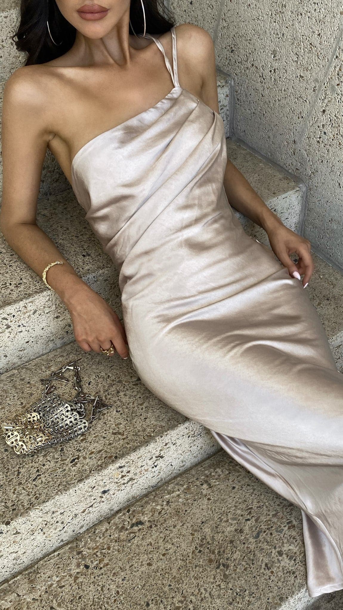 Kikodress - Josephina Midi Dress - Oyster