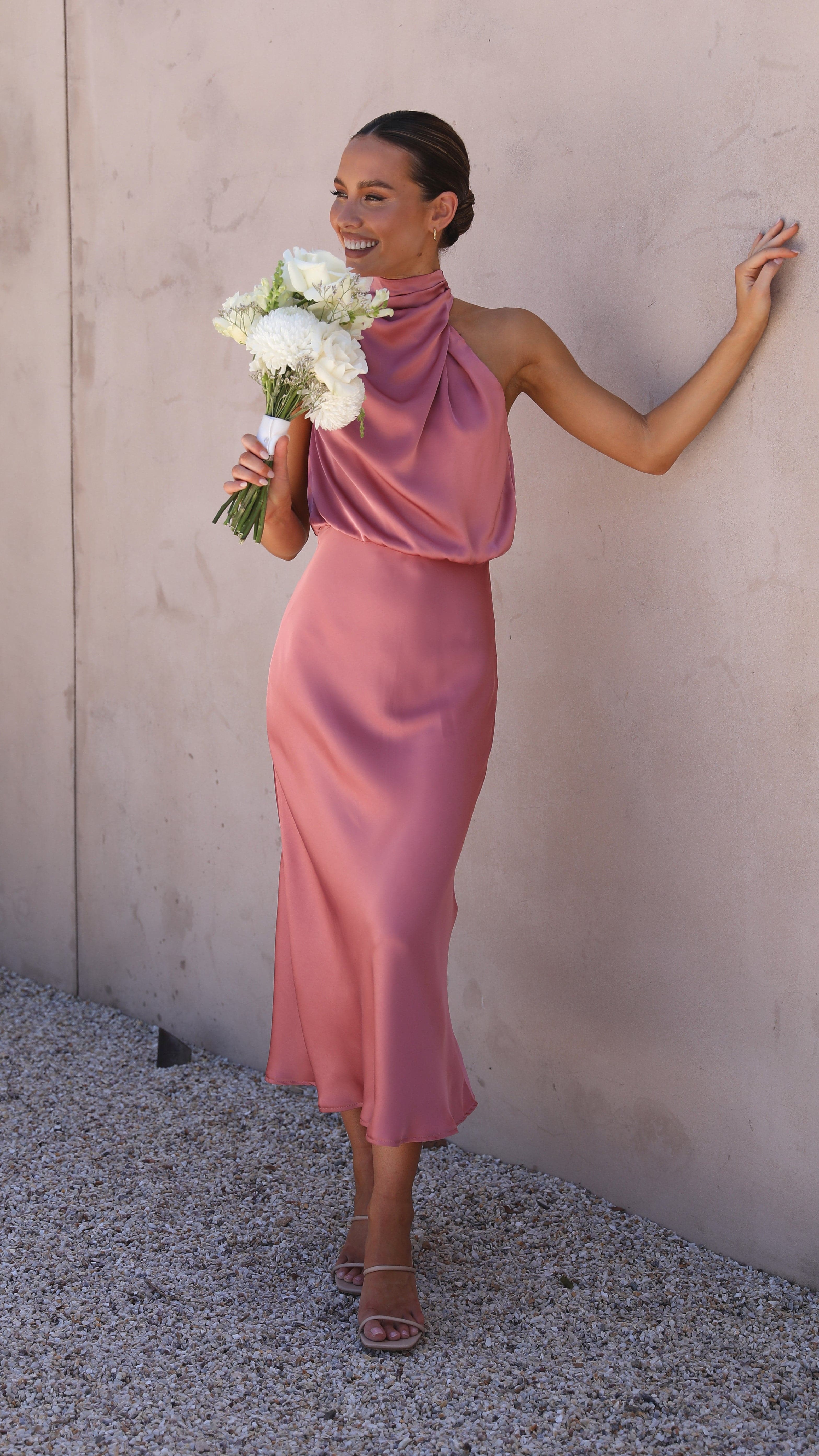 Kikodress - Esther Maxi Dress - Baked Rose