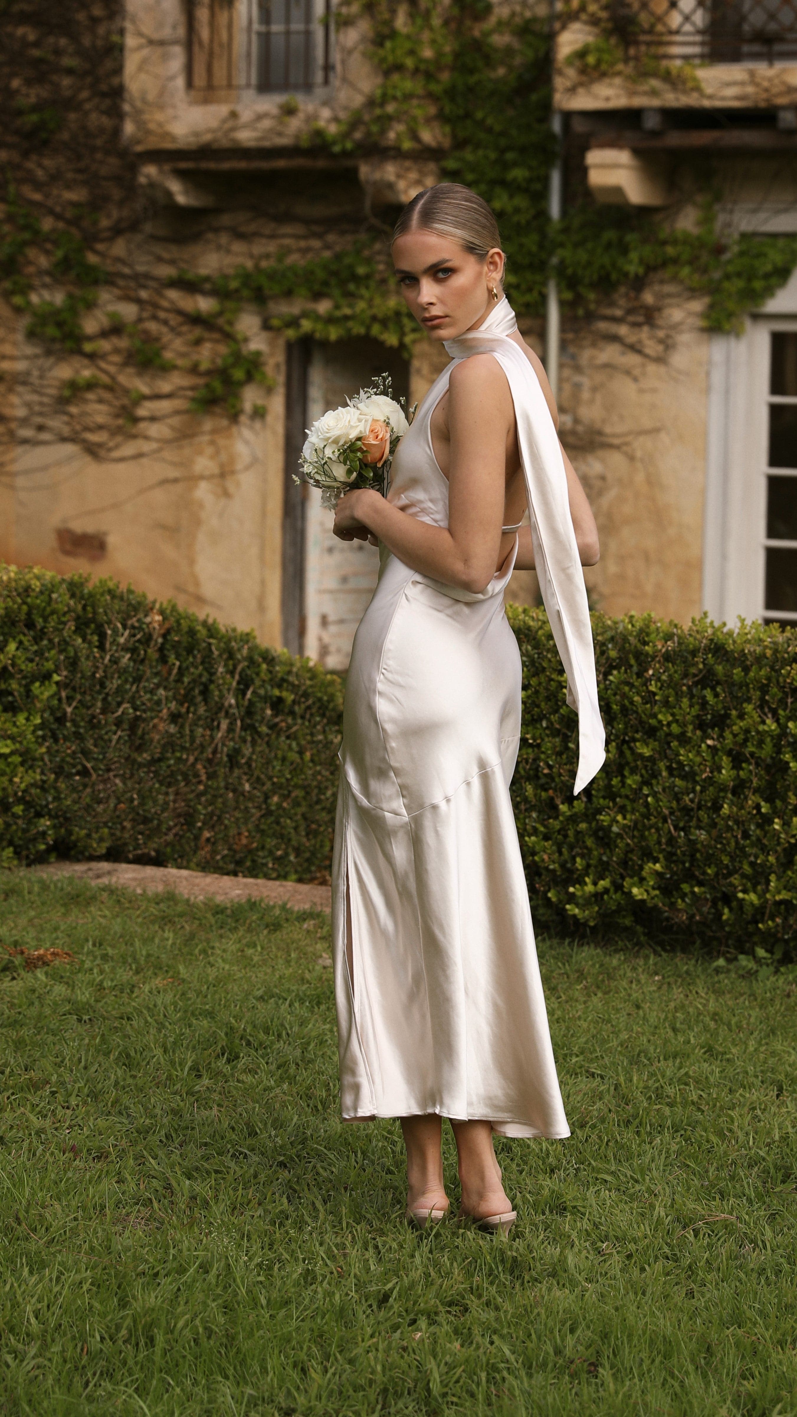 Kikodress - Hera Midi Dress - Champagne