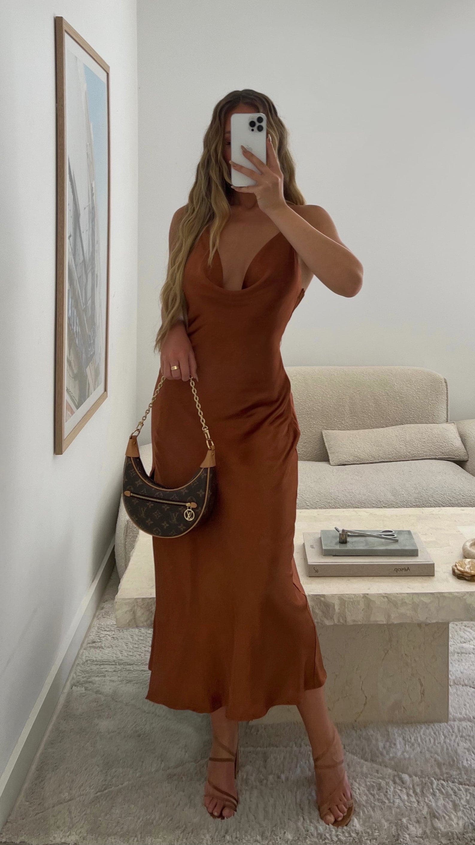 Kikodress - Sian Maxi Dress - Rust
