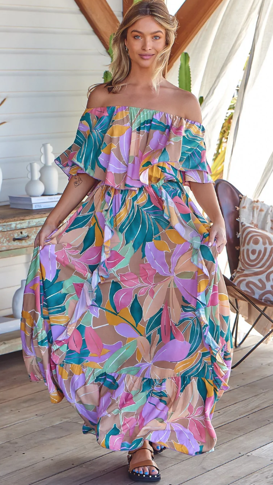 Kikodress - Georgie Maxi Dress - Matisse Print