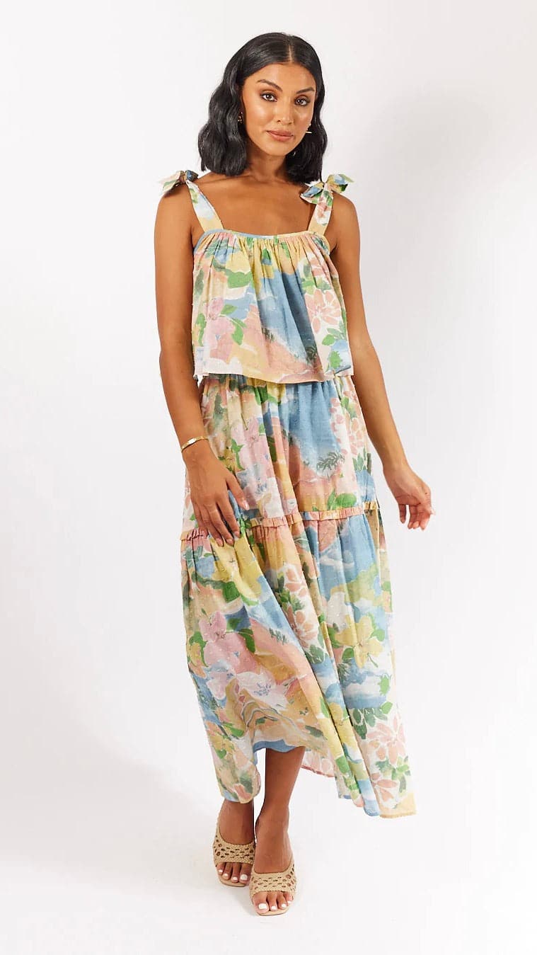Kikodress - Cordelia Maxi Skirt - Kailani Print