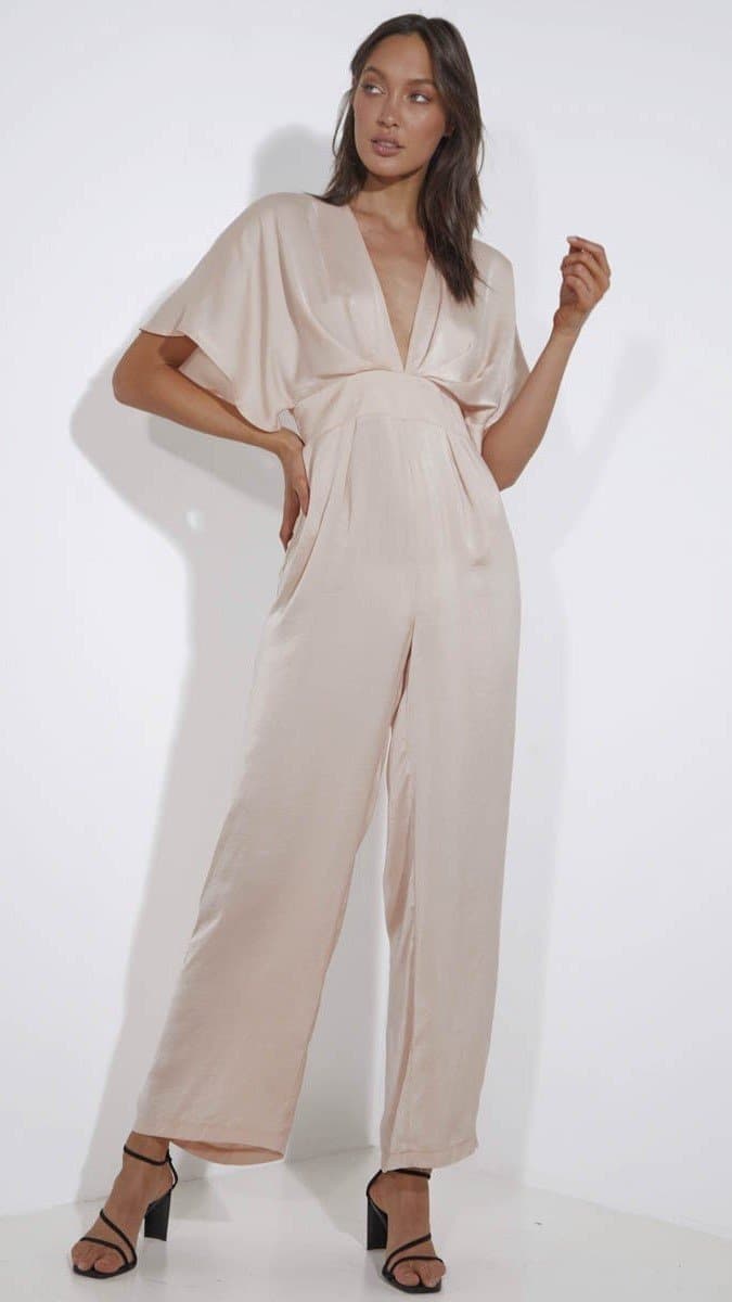 Kikodress - Peta Jumpsuit - Blush