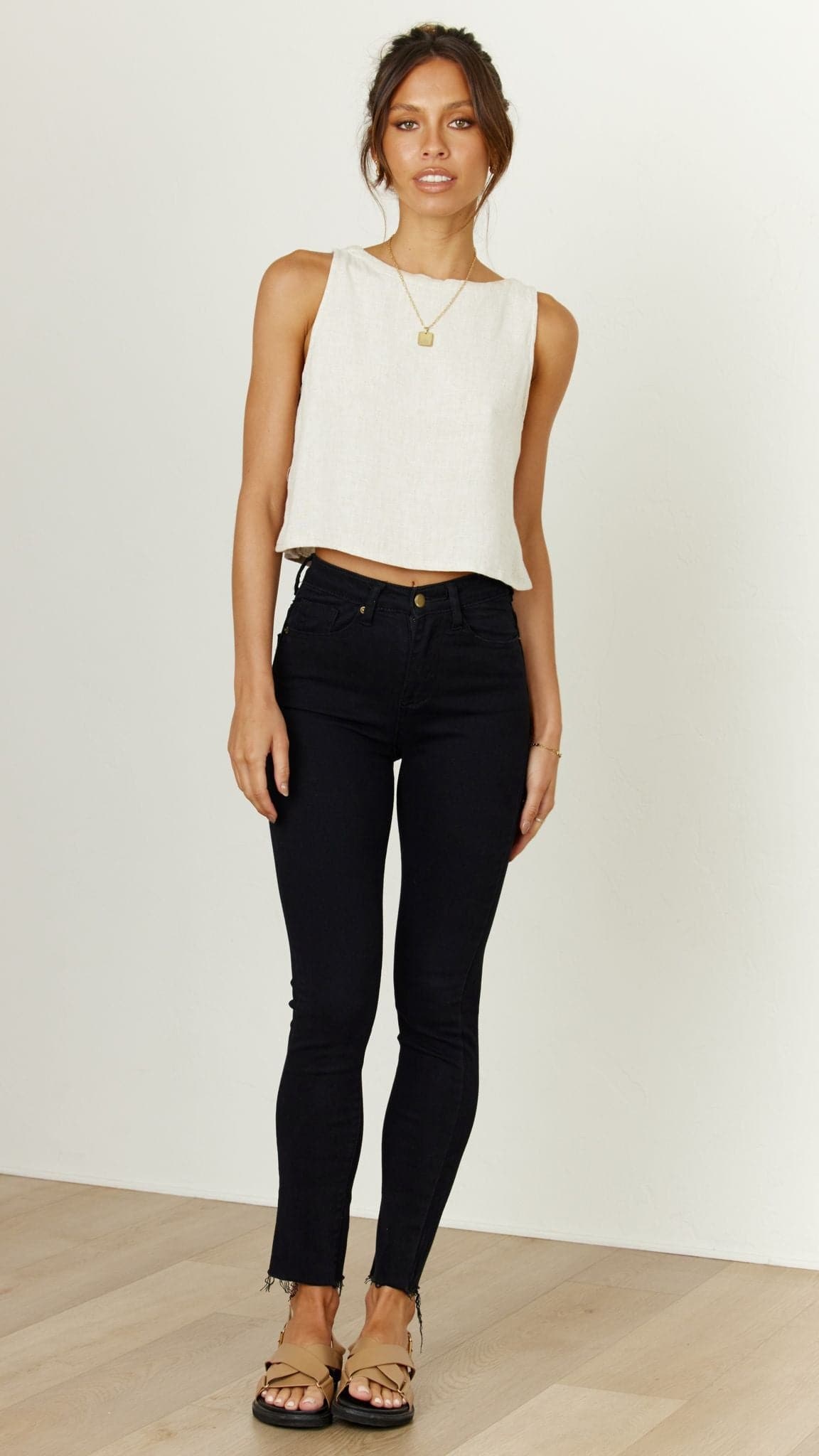 Kikodress - Persephone Crop Top - Natural