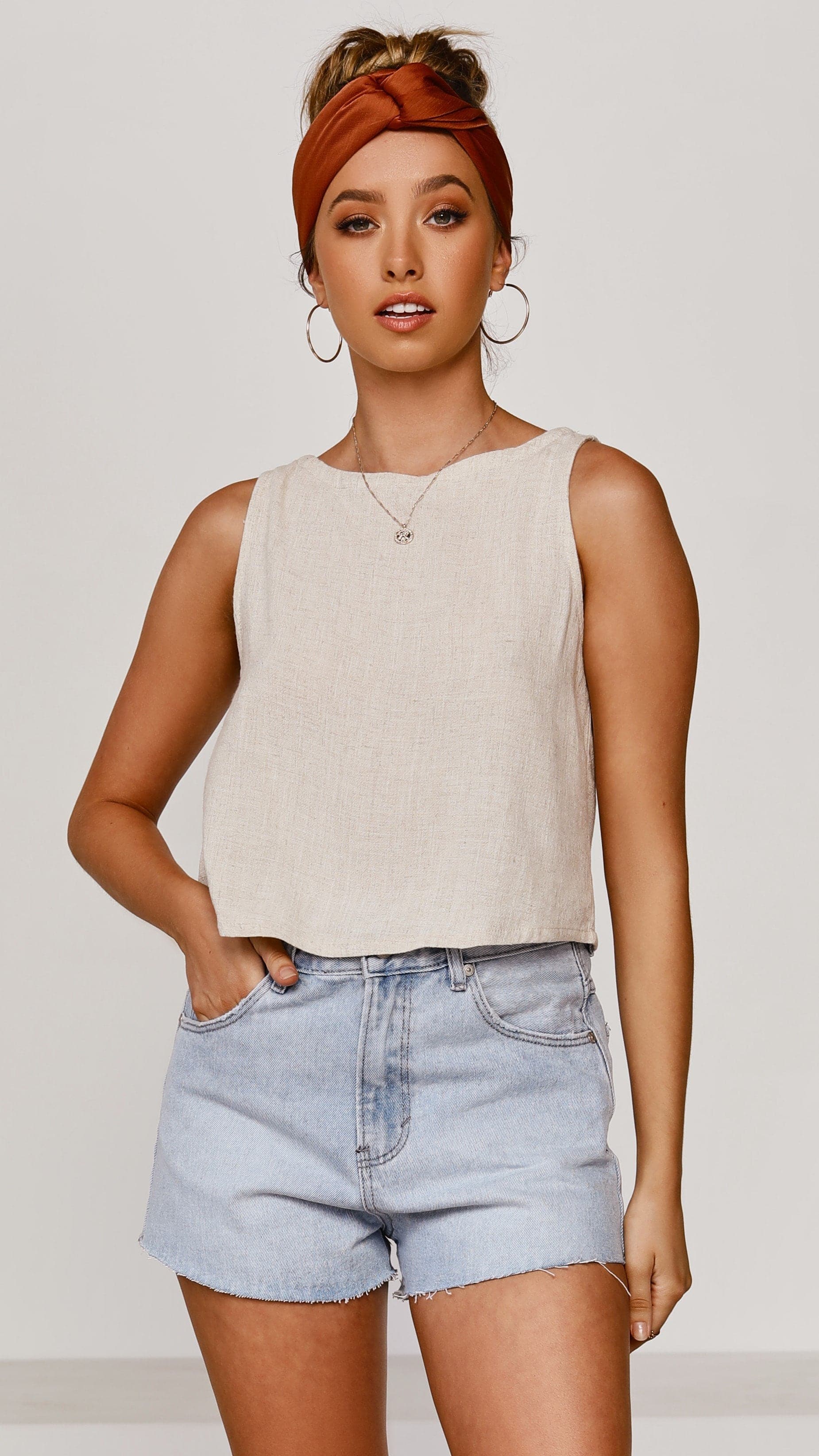 Kikodress - Persephone Crop Top - Natural