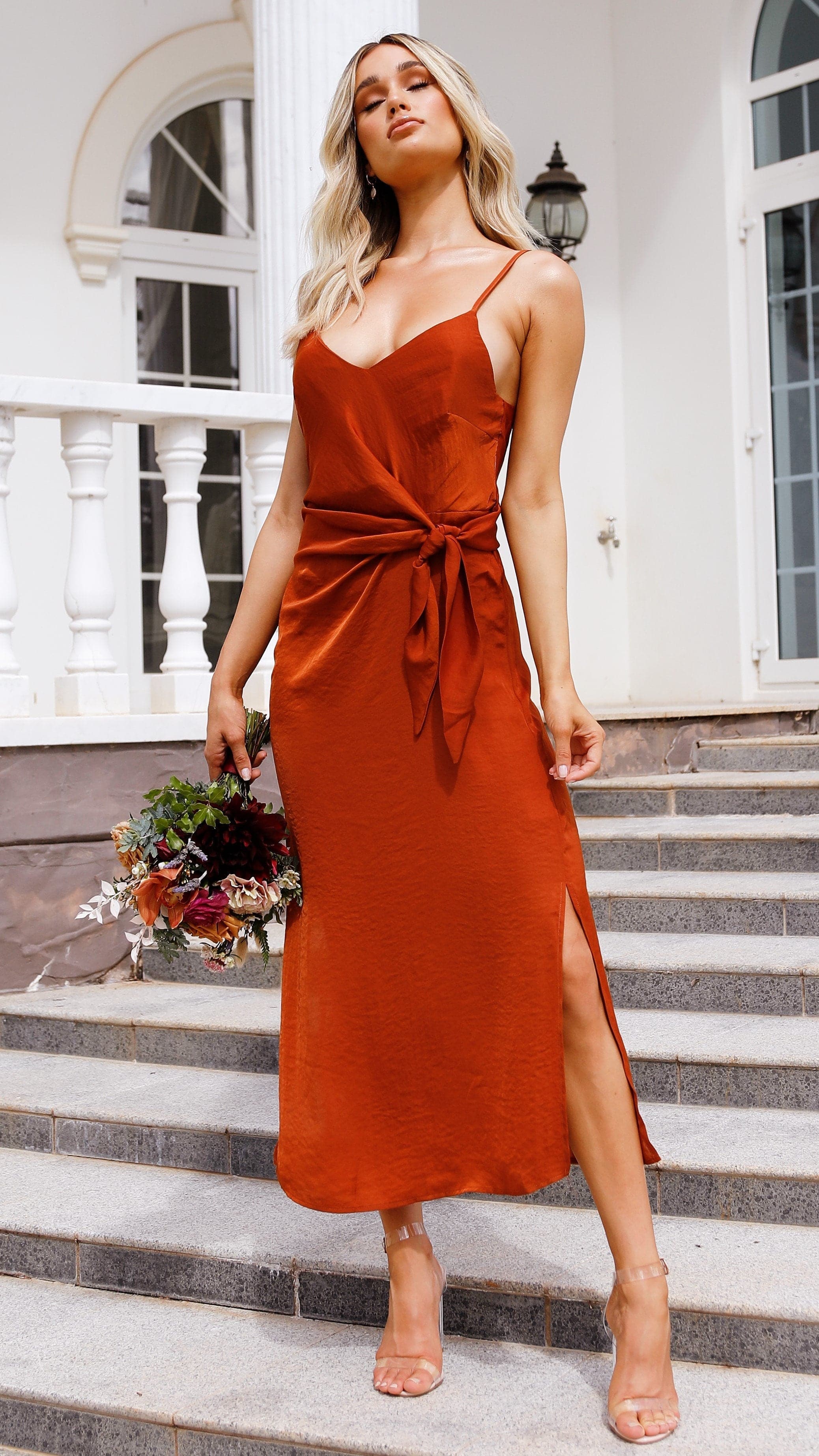 Kikodress - Kensington Dress - Rust