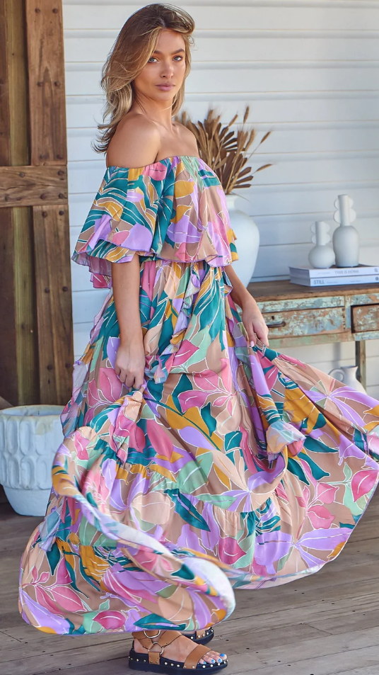Kikodress - Georgie Maxi Dress - Matisse Print