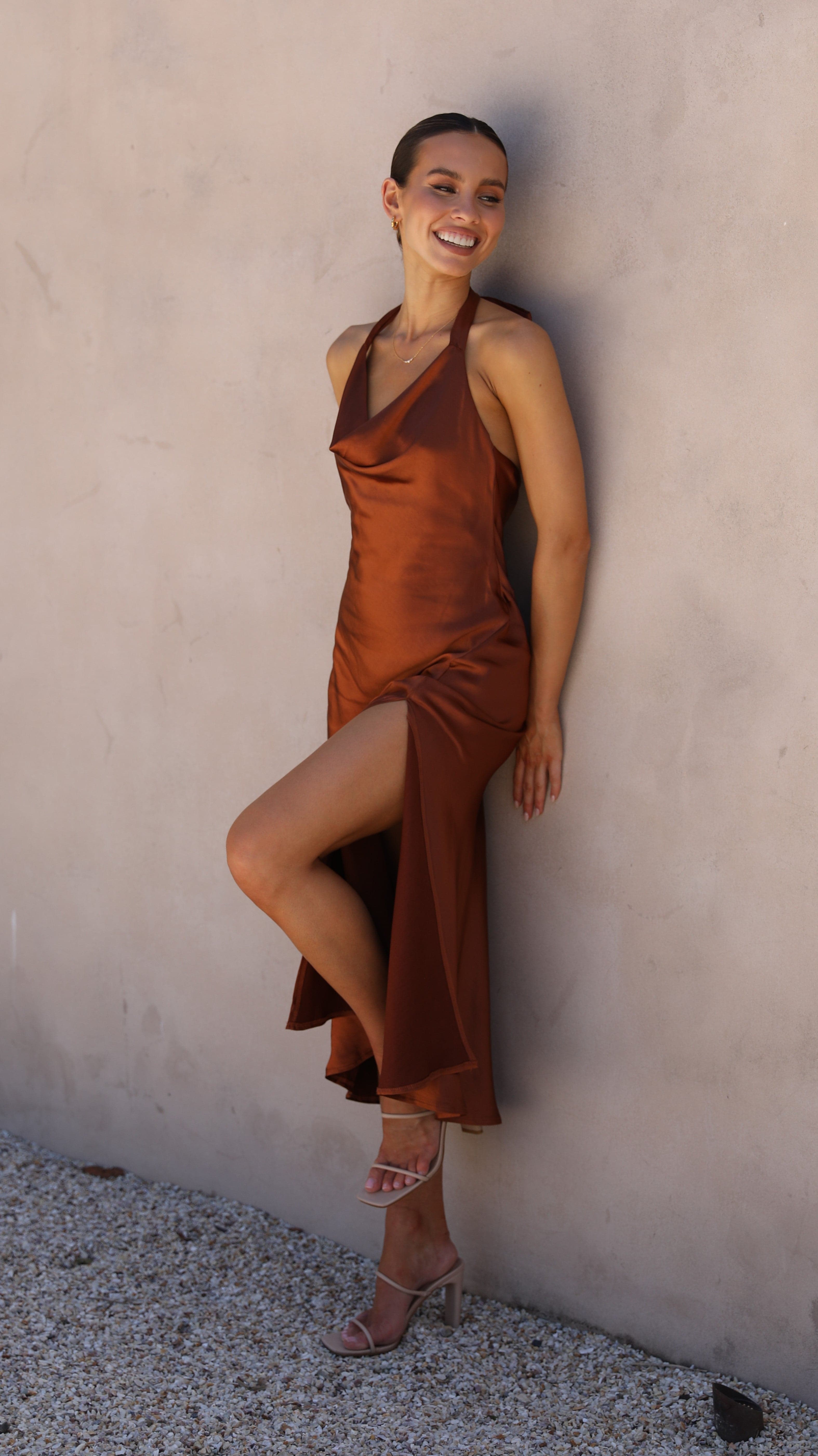 Kikodress - Sian Maxi Dress - Rust