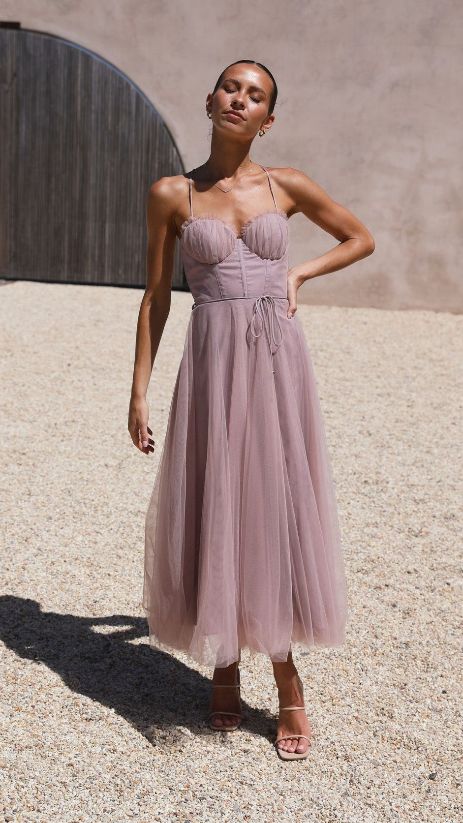 Kikodress - Diana Midi Dress - Pink