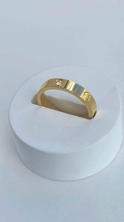 Kikodress - Essential Band Ring - Gold