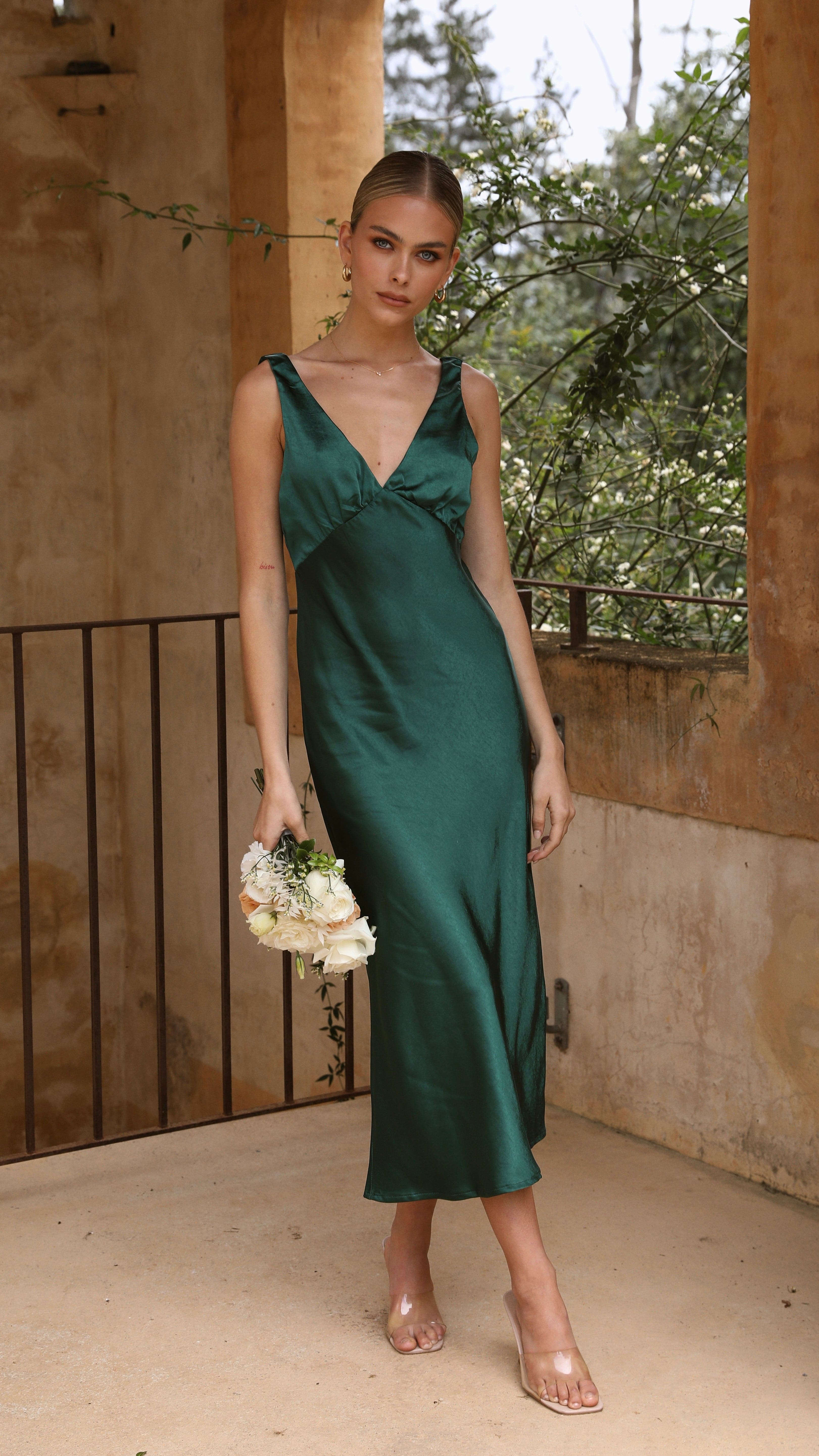 Kikodress - Sammie Maxi Dress - Emerald
