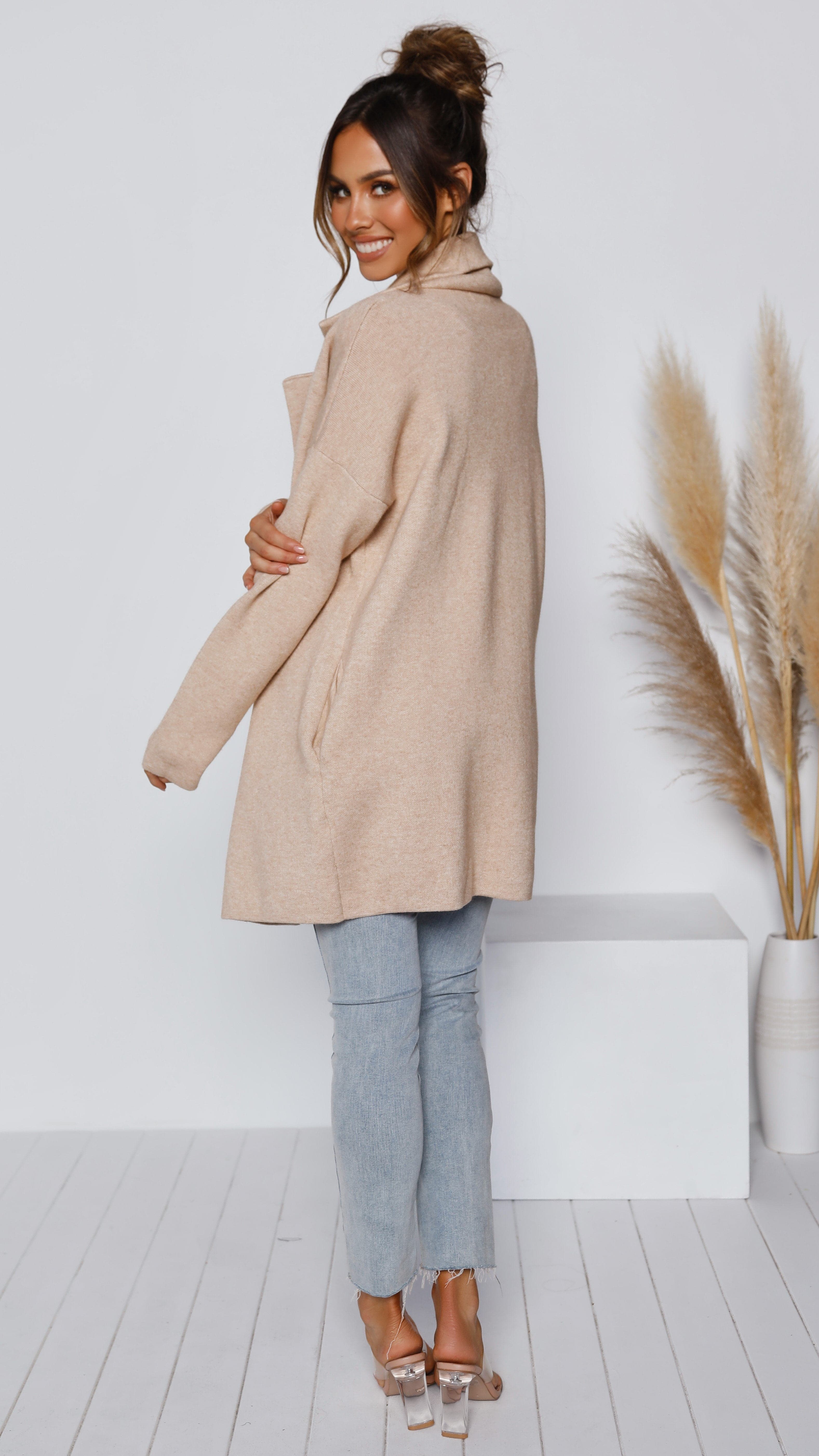 Kikodress - Zuzu Coatigan - Oatmeal