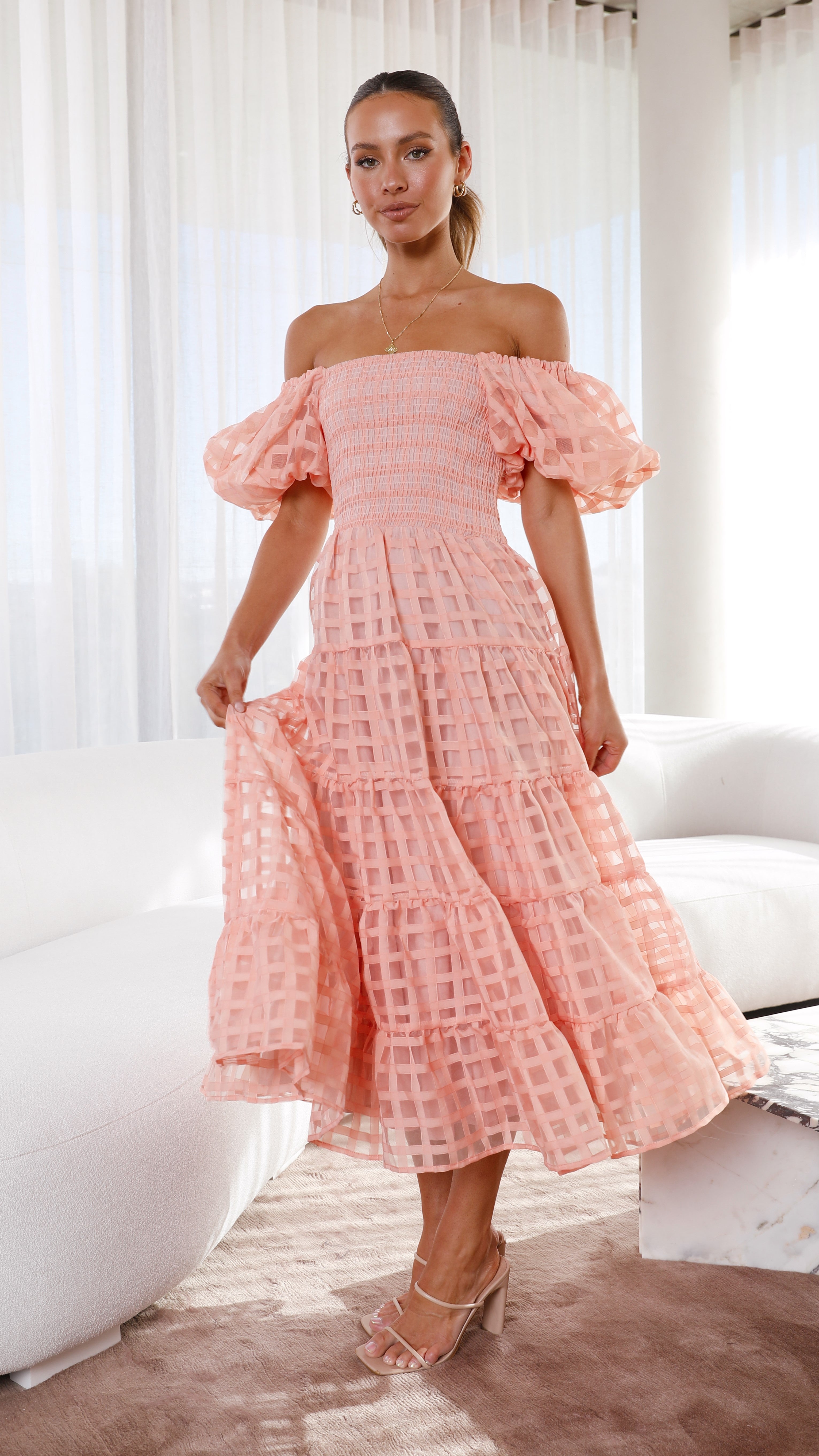 Kikodress - Deemi Maxi Dress - Peach