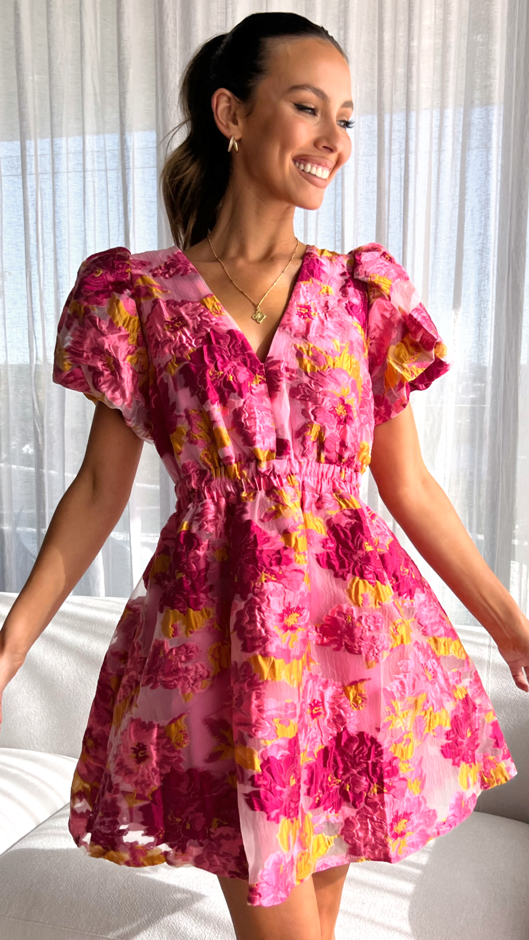 Kikodress - Cally Mini Dress - Pink