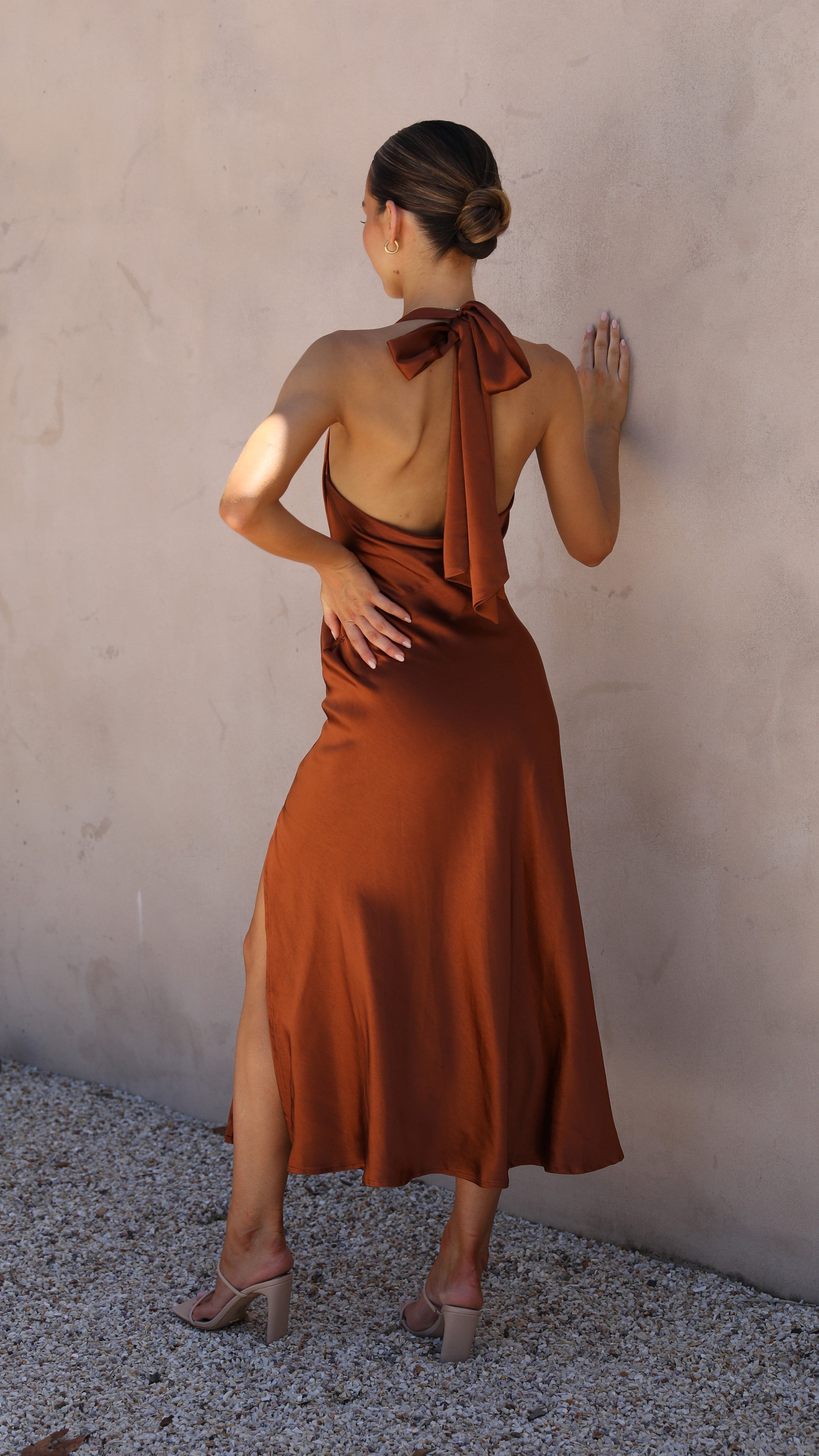 Kikodress - Sian Maxi Dress - Rust