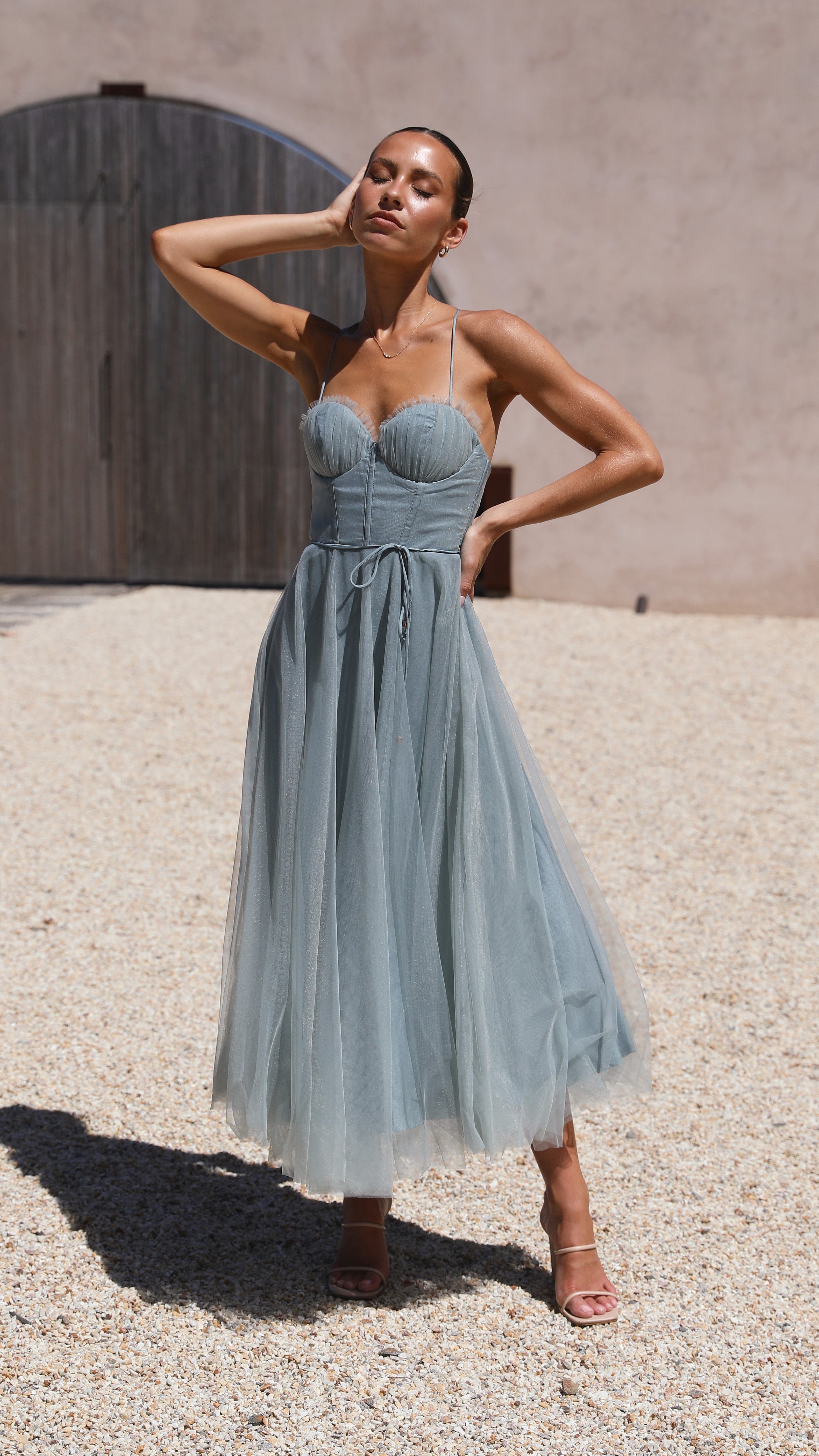 Kikodress - Diana Midi Dress - Sage