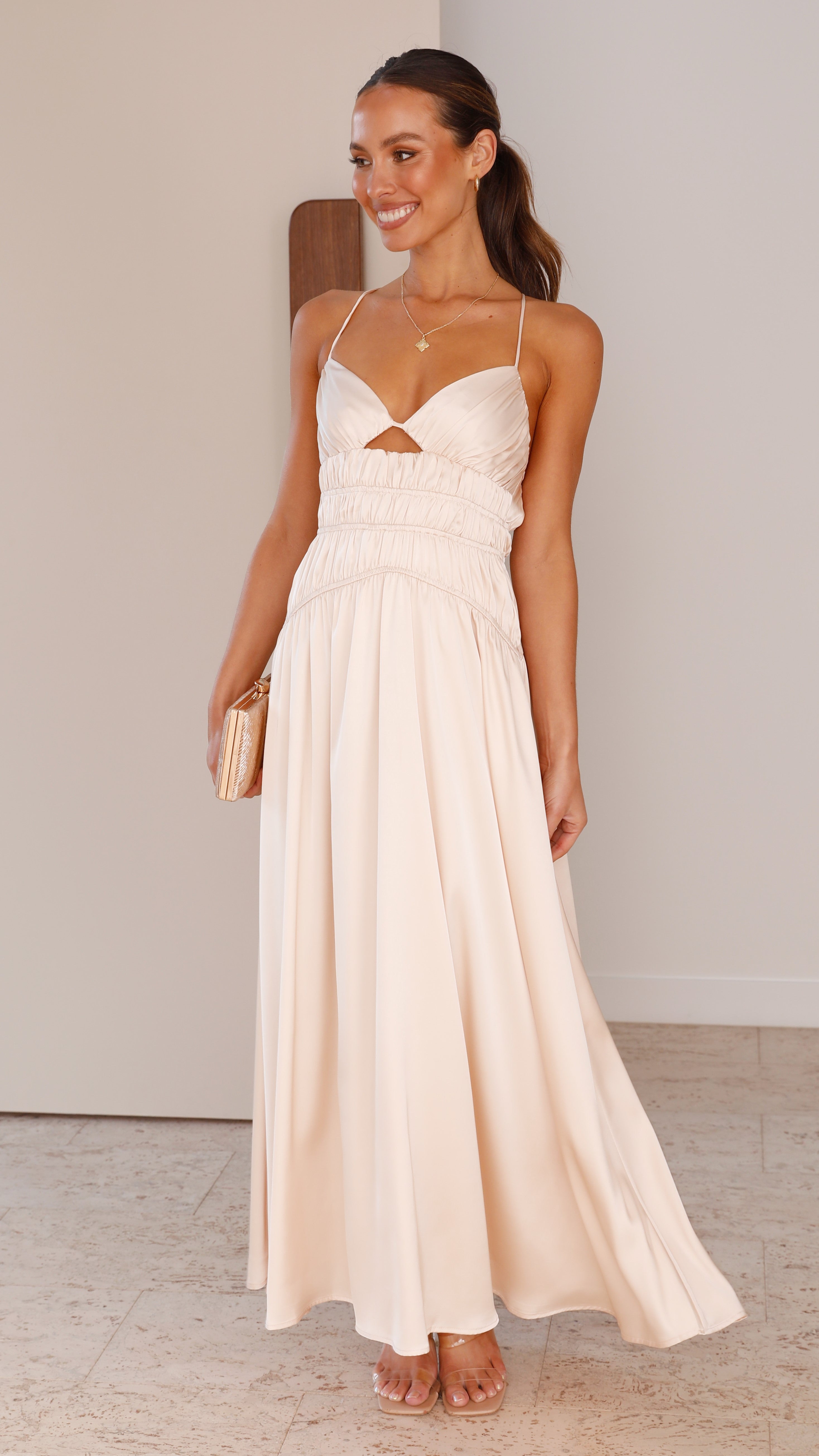 Kikodress - Elle Maxi Dress - Champagne