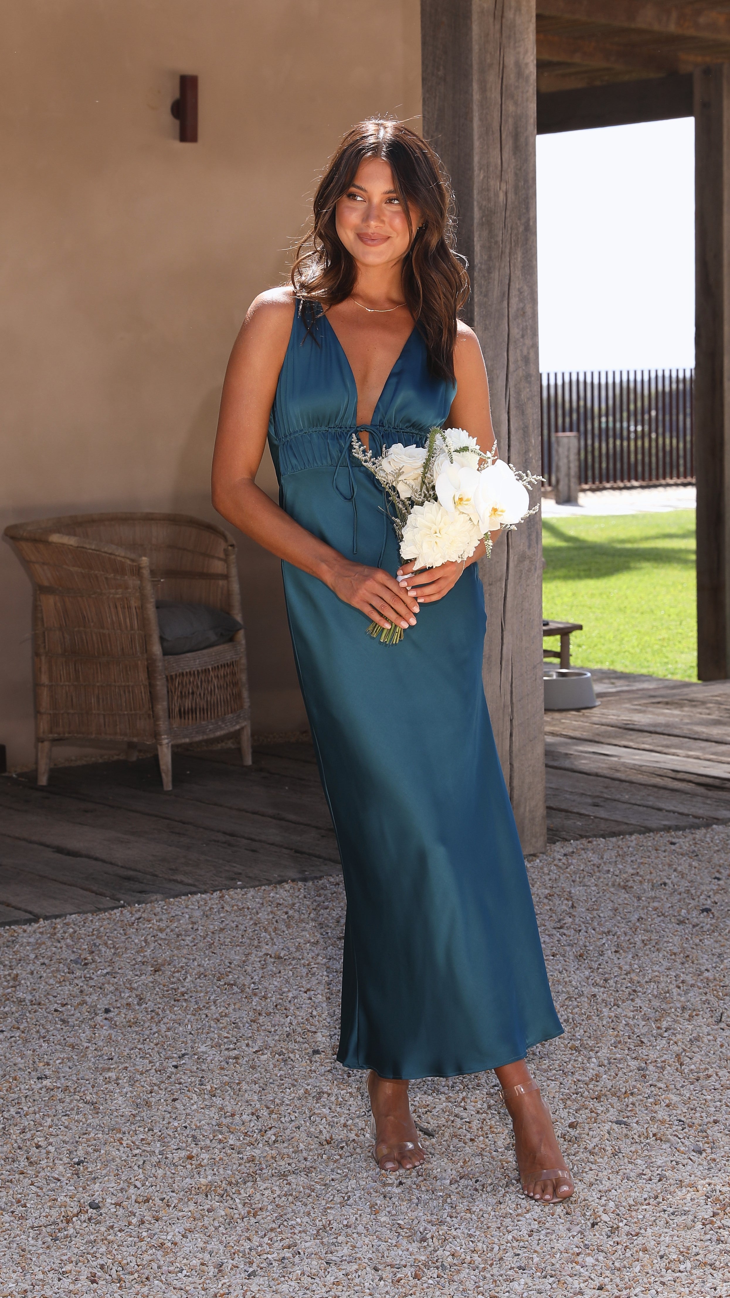 Kikodress - Amber Maxi Dress - Teal
