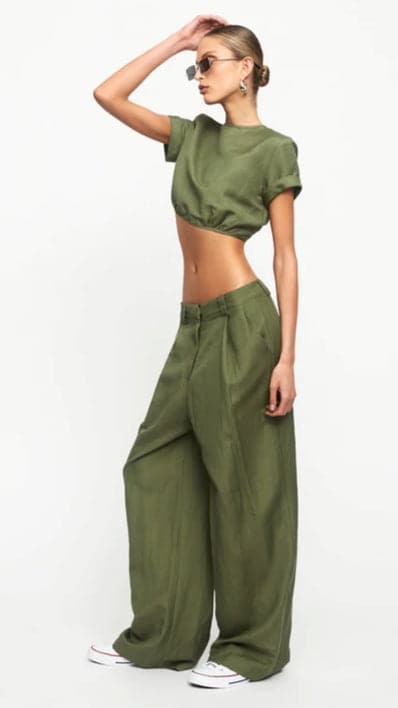 Kikodress - Lioness LA Quinta Pants- Khaki