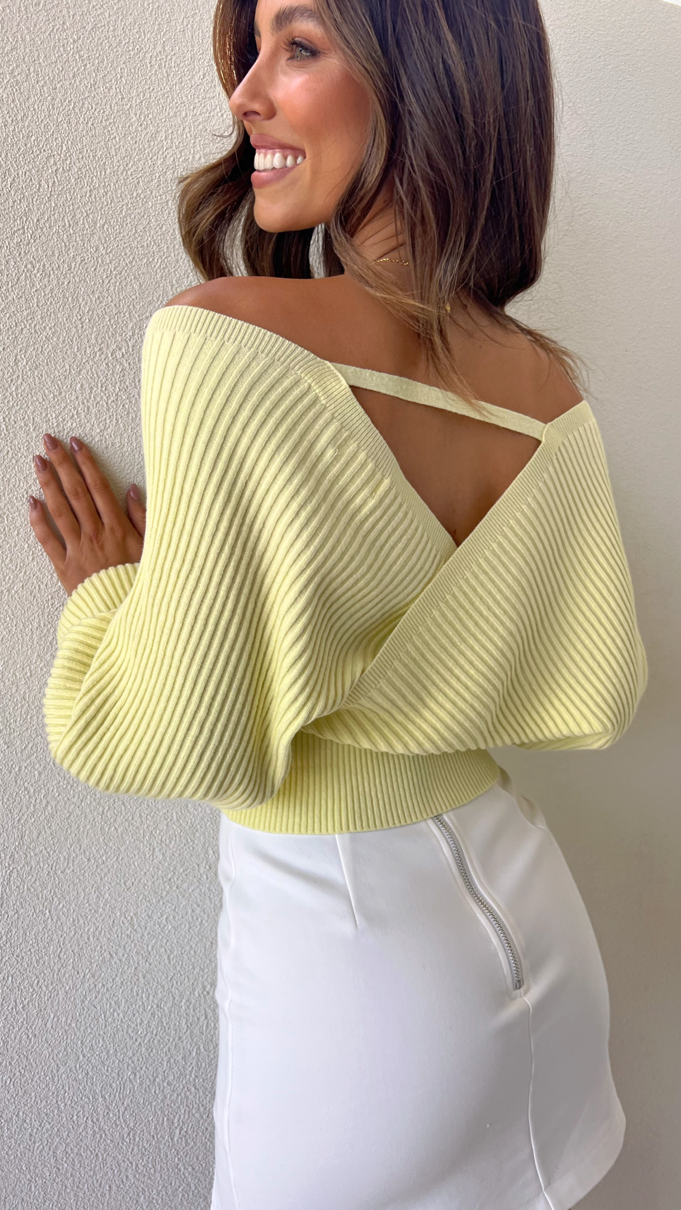 Kikodress - Posse Knit Top - Yellow