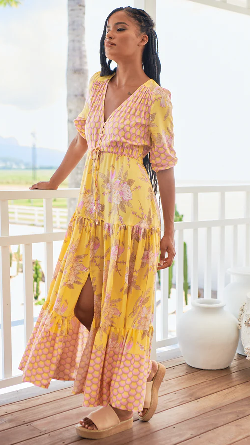 Kikodress - Tessa Maxi Dress - Sol Print