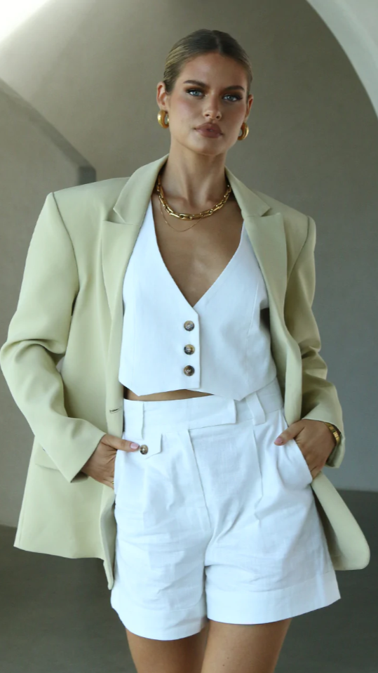 Kikodress - Eve Vest Top - White