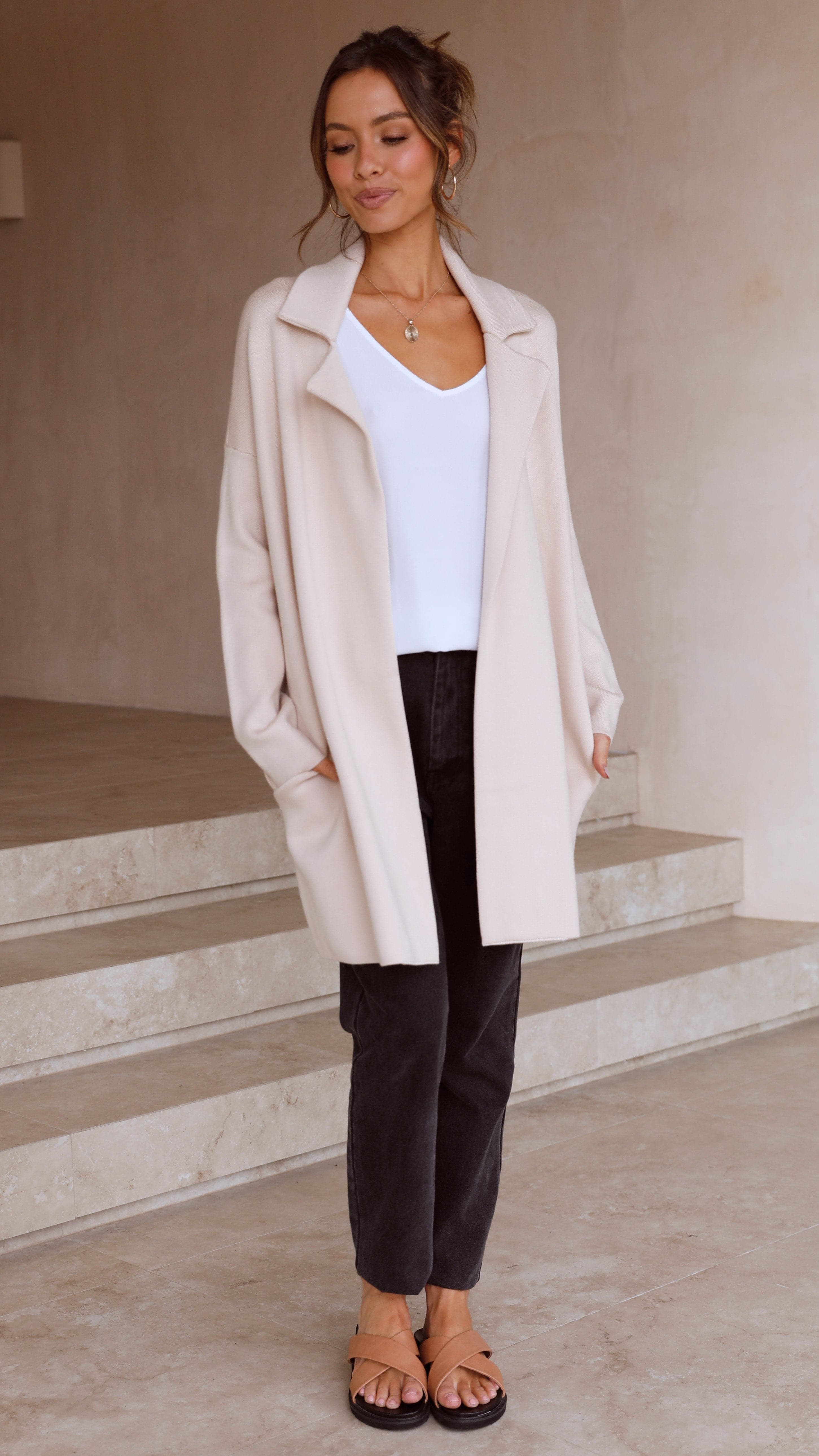 Kikodress - Zuzu Coatigan - Oatmeal