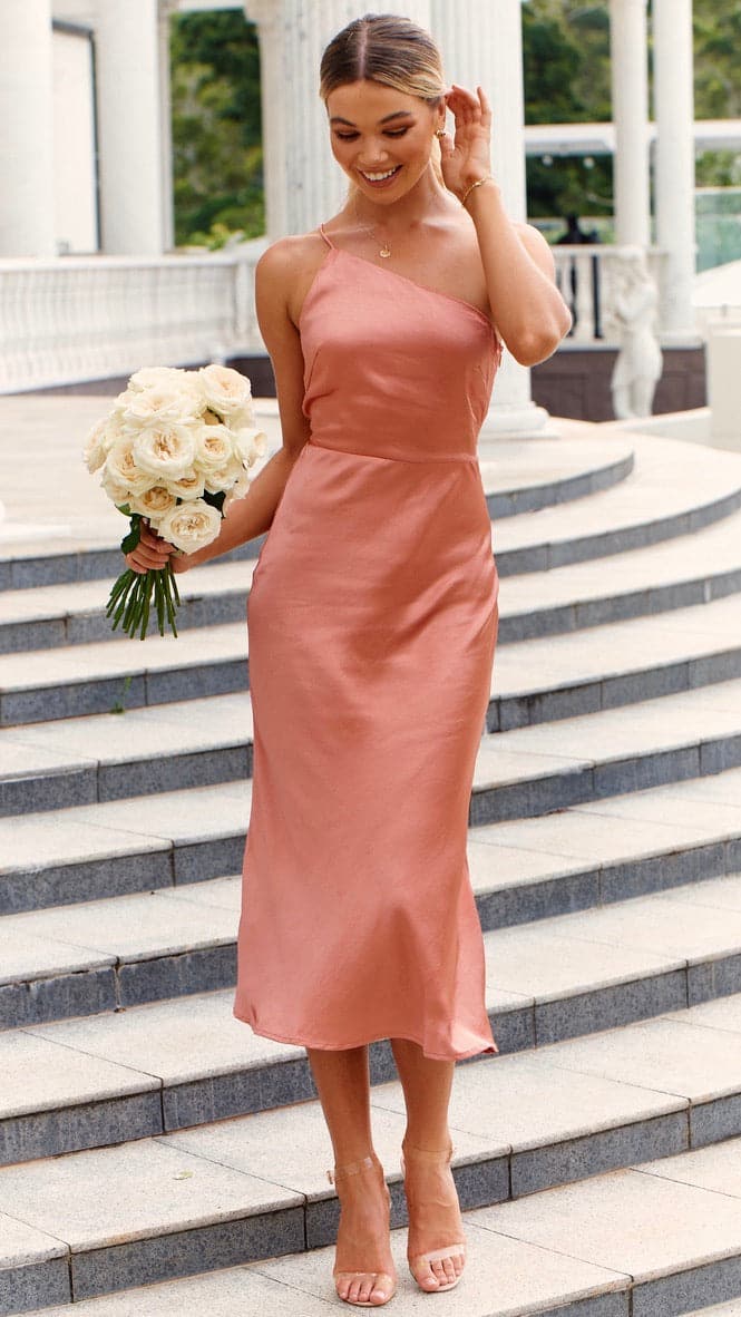 Kikodress - Kimbra Midi Dress - Coral