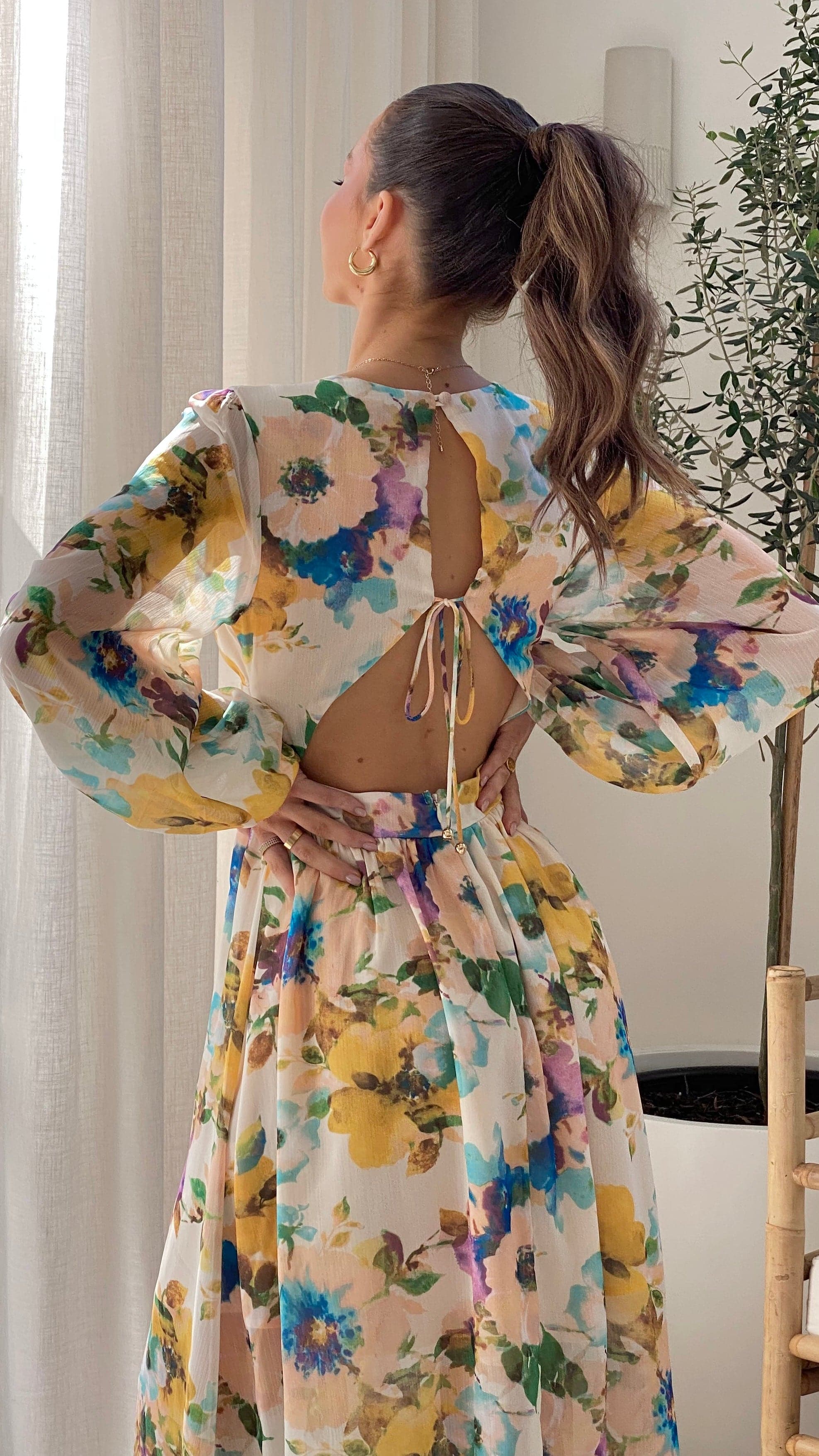 Kikodress - Rosie Maxi Dress - Blue Multi