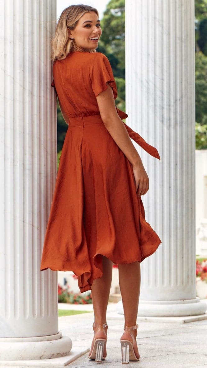 Kikodress - Sunny Daze Dress - Rust