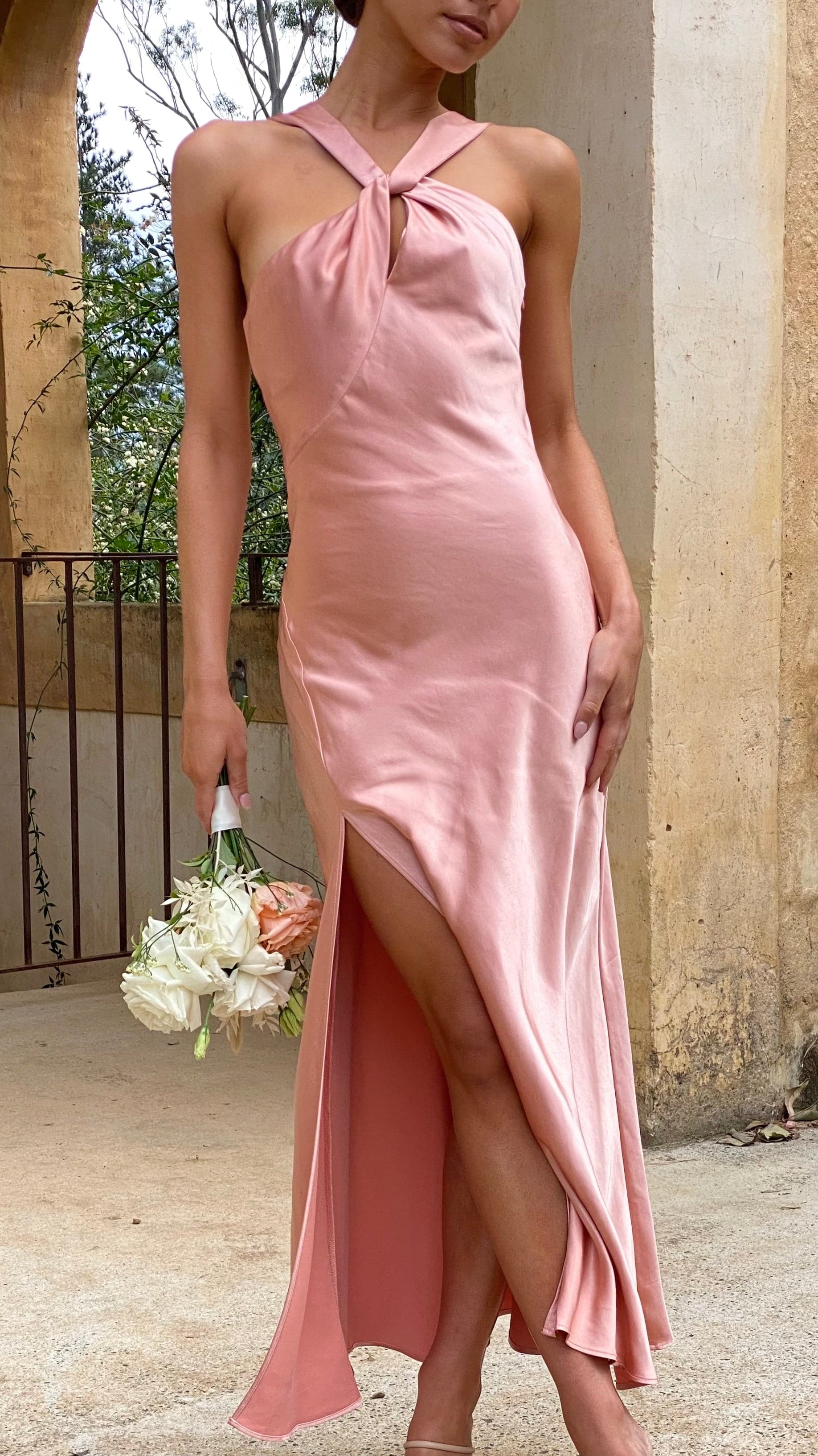 Kikodress - Hadria Midi Dress - Rose