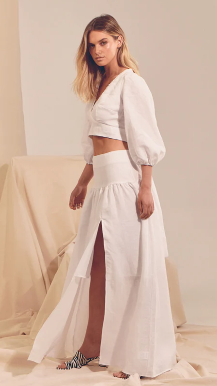 Kikodress - Lea Maxi Skirt - White