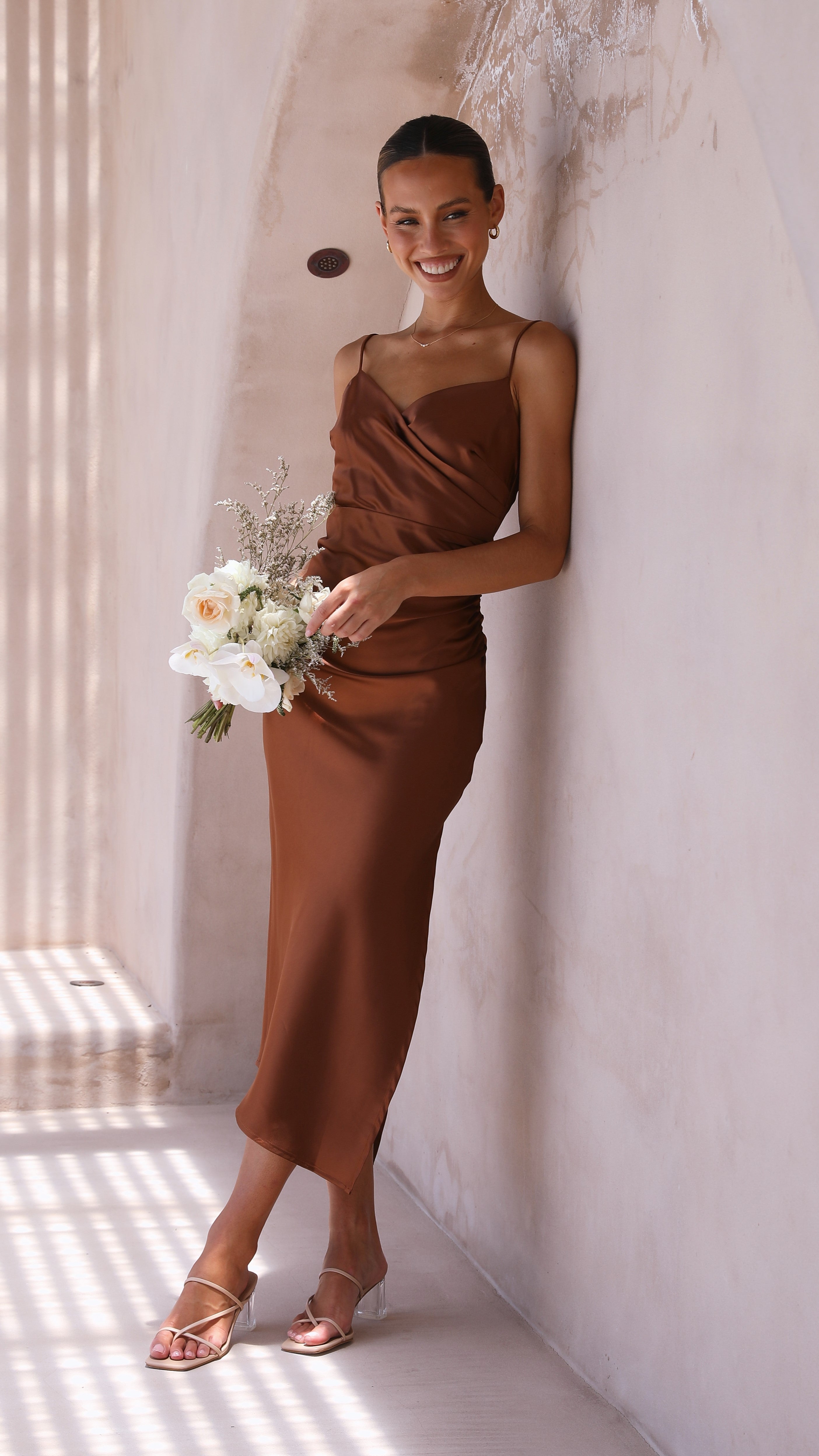 Kikodress - Monte Midi Dress - Brown