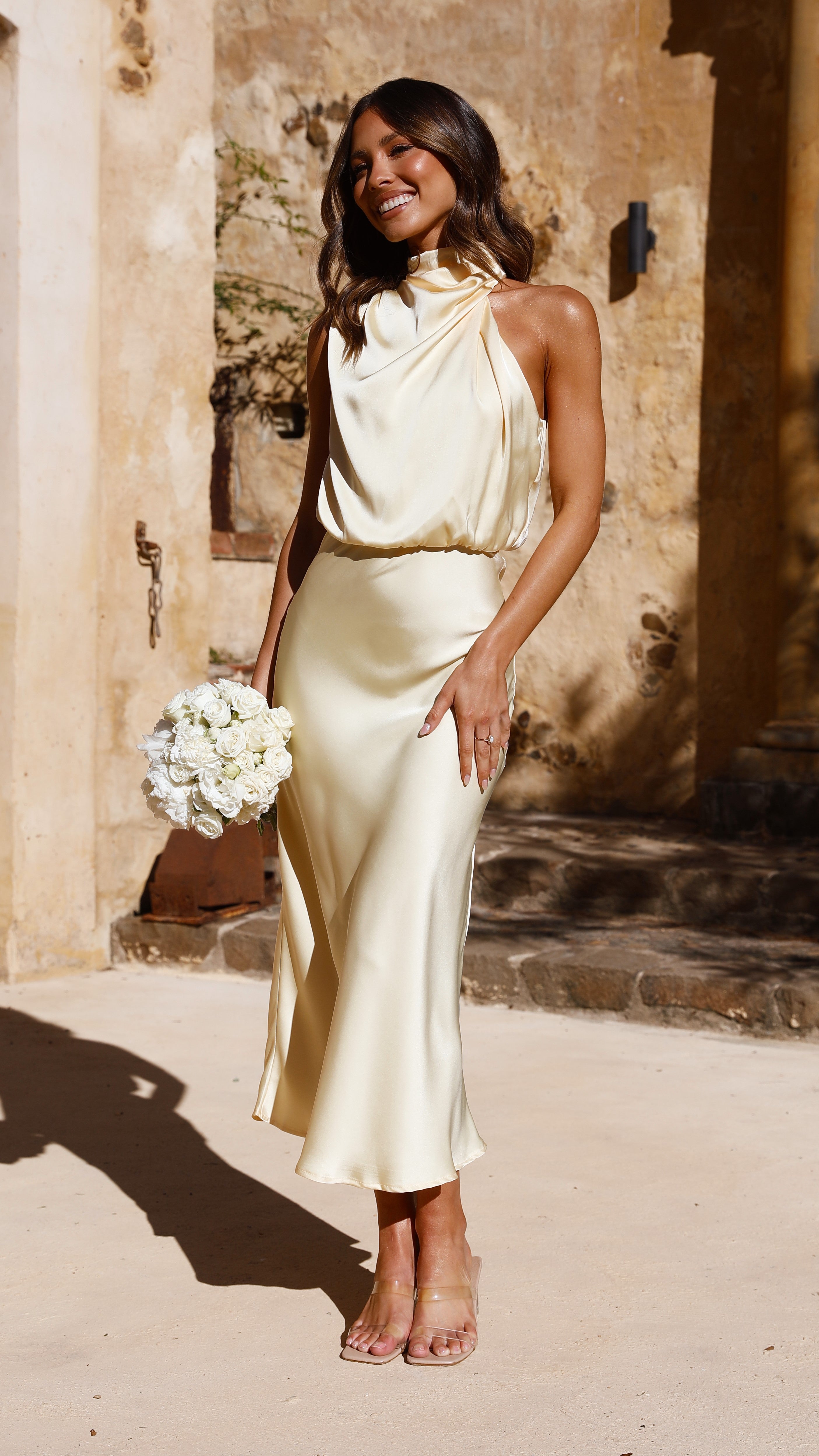 Kikodress - Esther Maxi Dress - Yellow