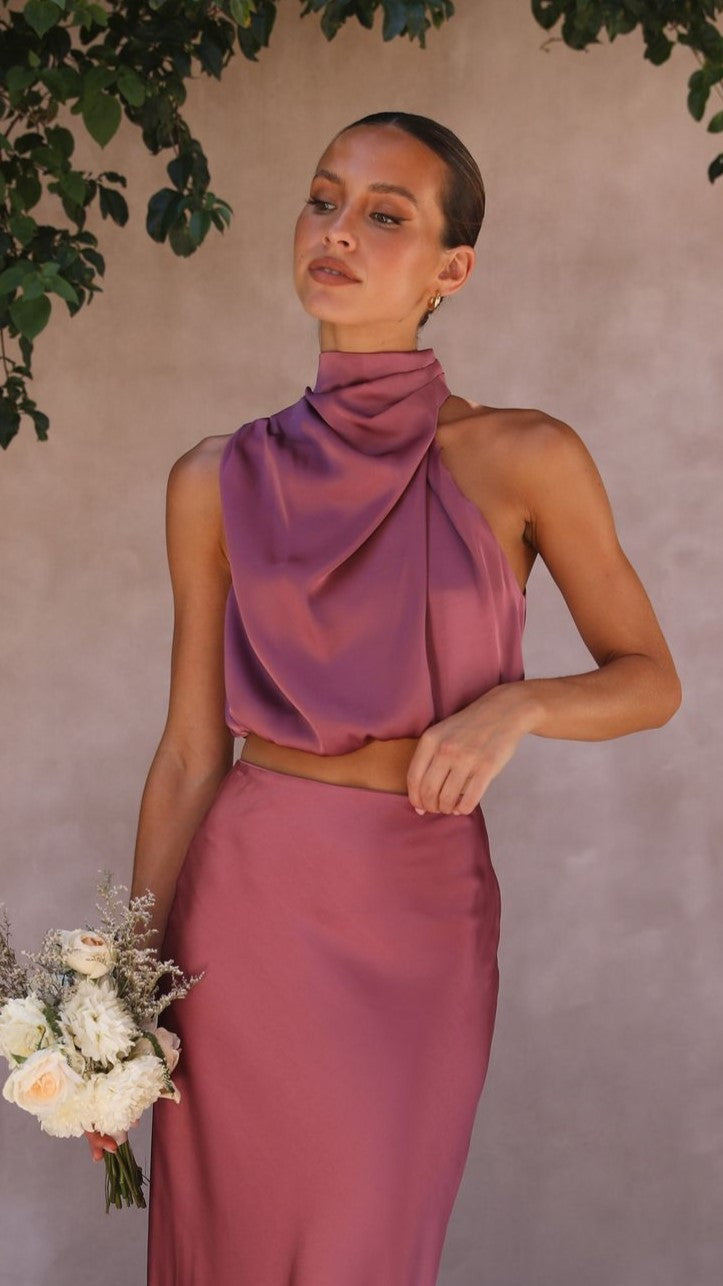 Kikodress - Esther Top - Plum