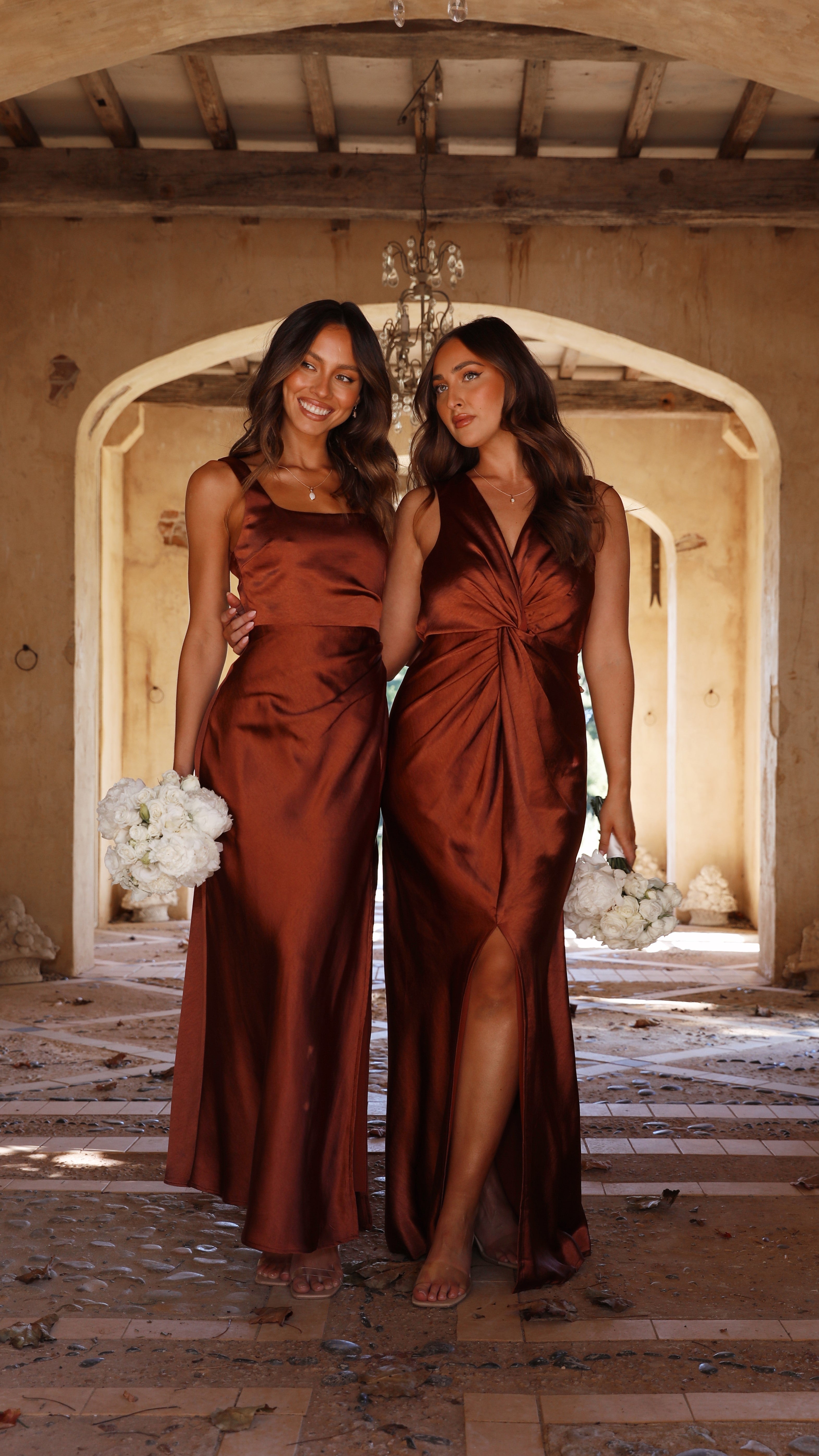 Kikodress - Lucia Maxi Dress - Rust