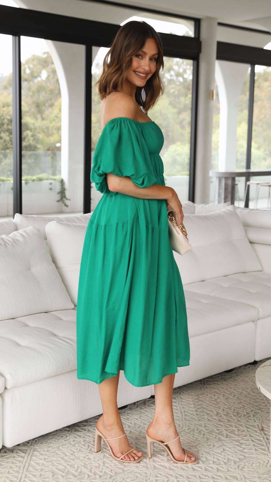 Kikodress - Paiva Midi Dress - Green