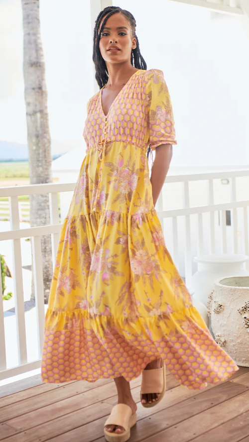 Kikodress - Tessa Maxi Dress - Sol Print