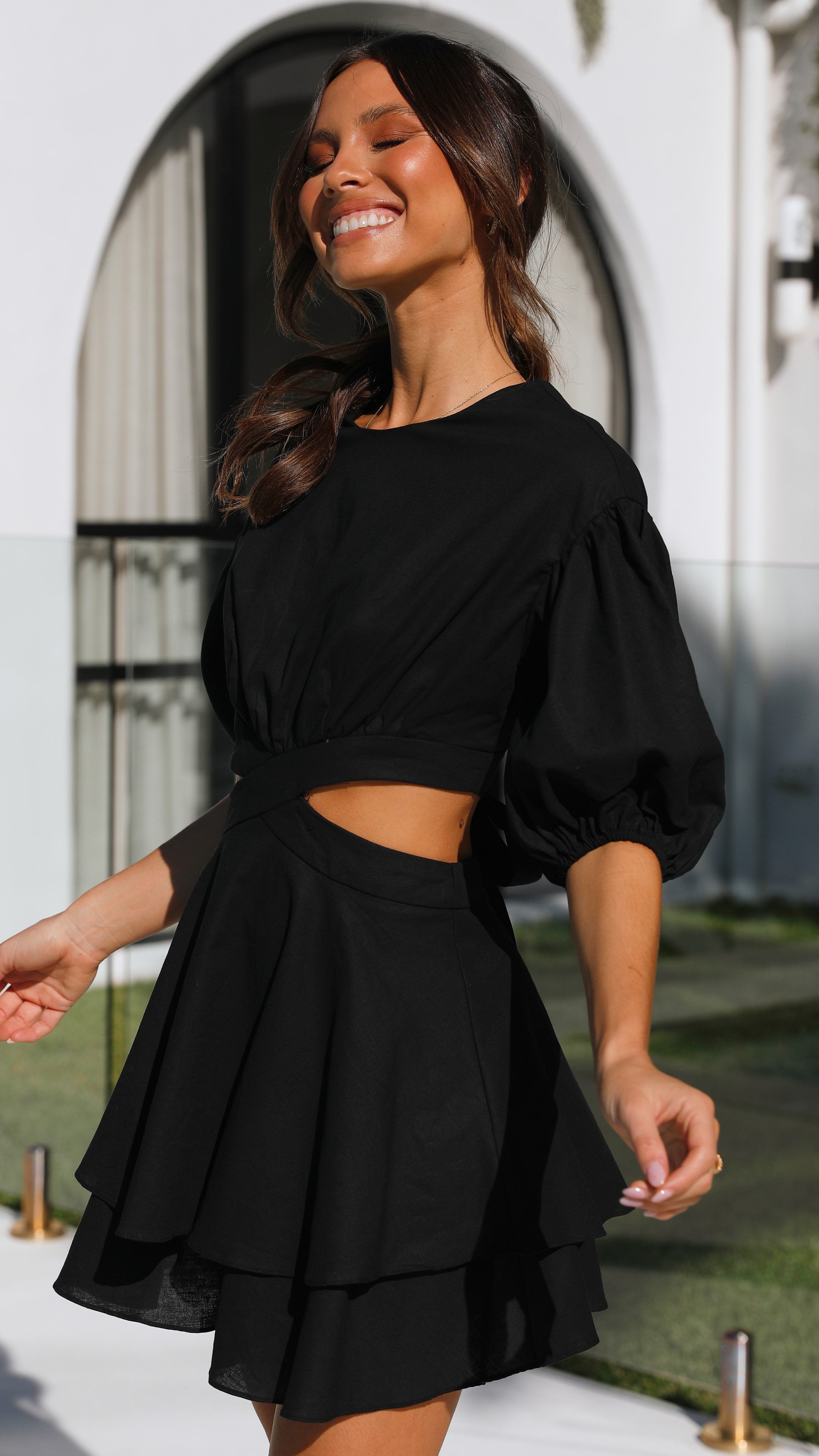 Kikodress - Arabella Mini Dress - Black