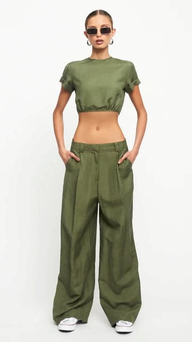 Kikodress - Lioness LA Quinta Pants- Khaki
