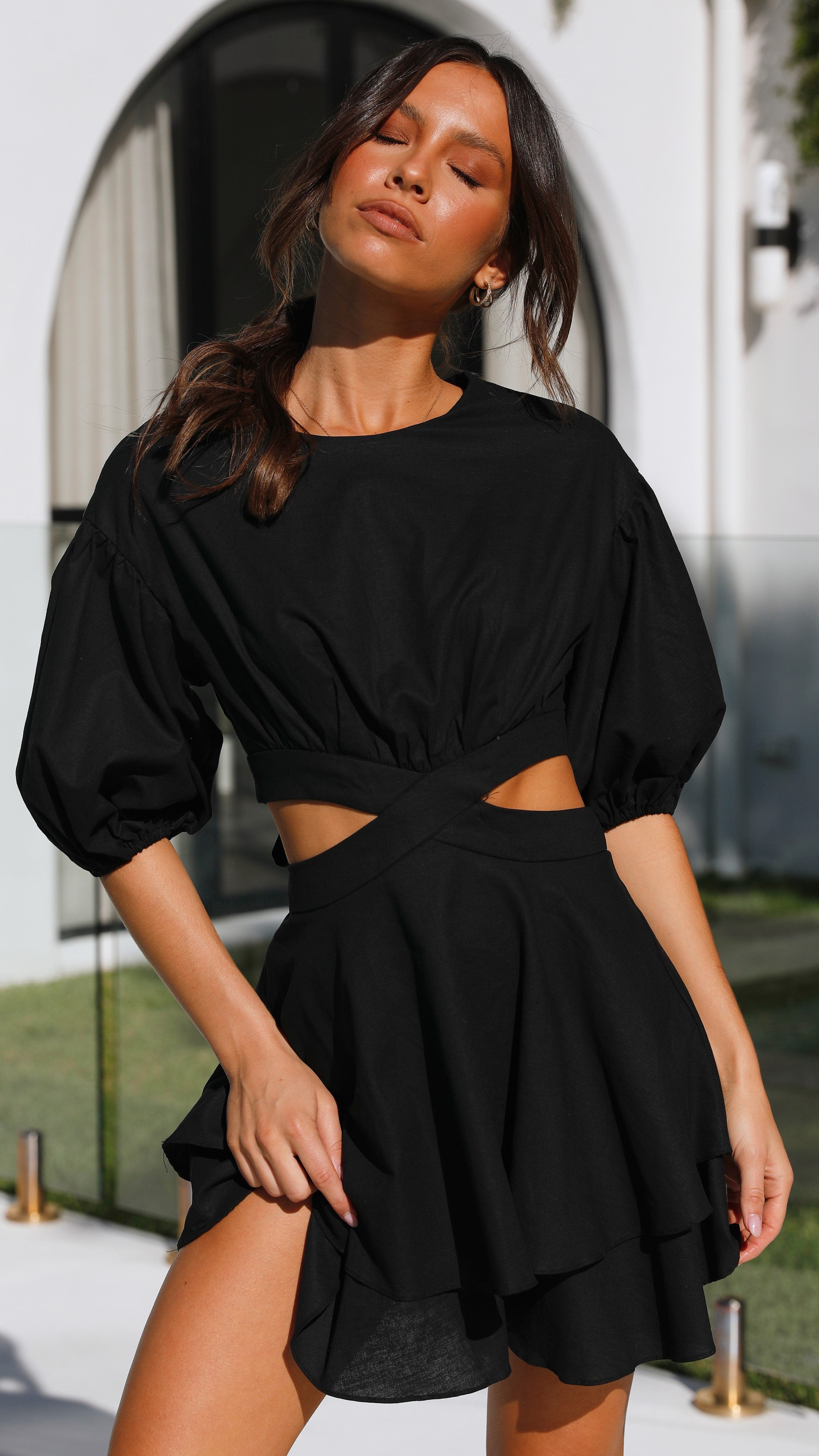 Kikodress - Arabella Mini Dress - Black