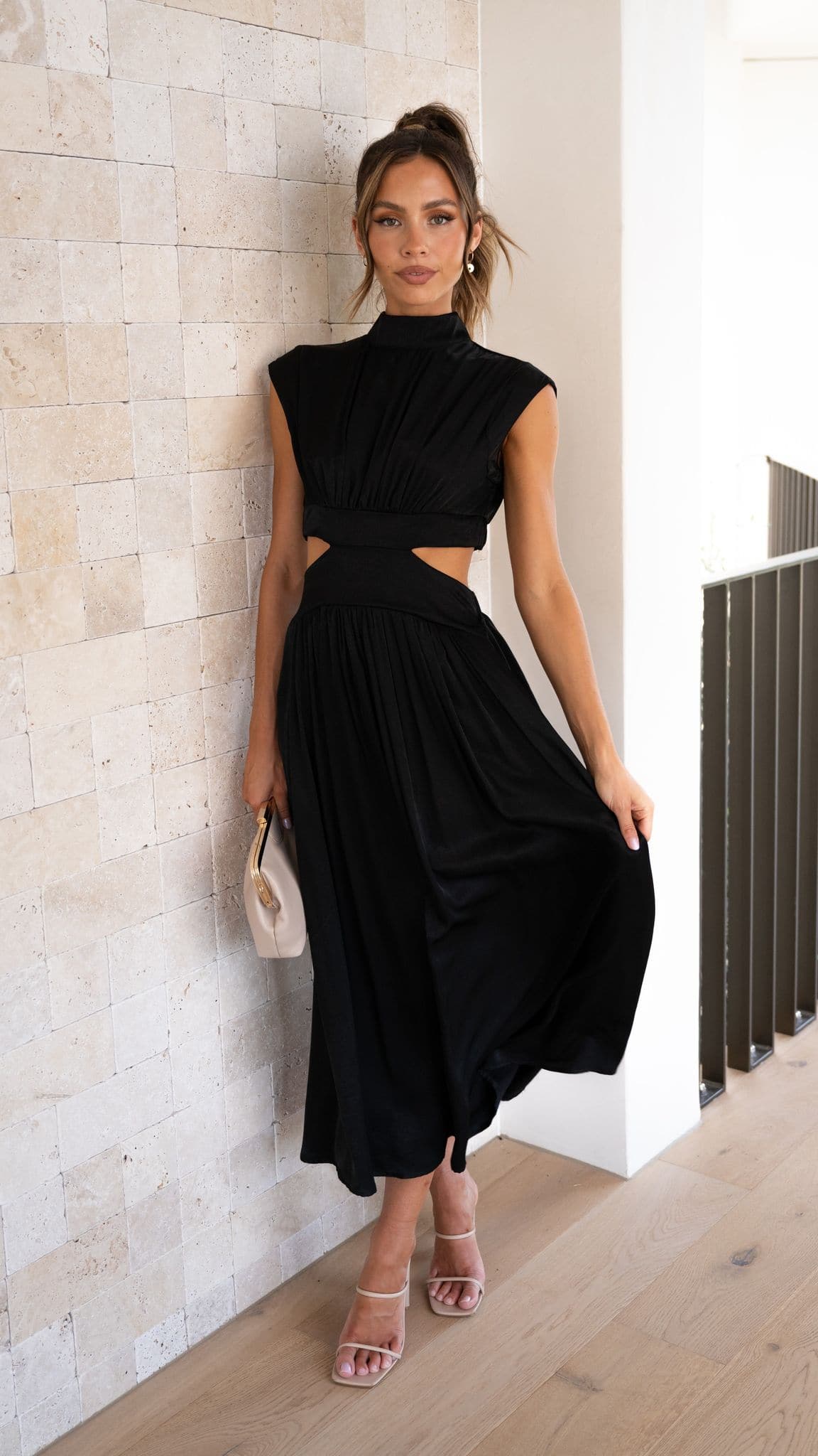 Kikodress - Cindie Midi Dress - Black