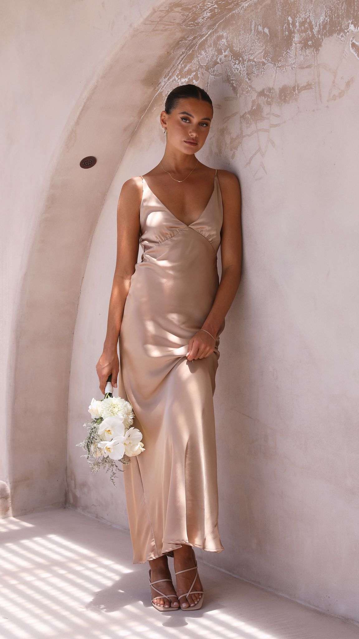 Kikodress - Ziah Maxi Dress - Latte