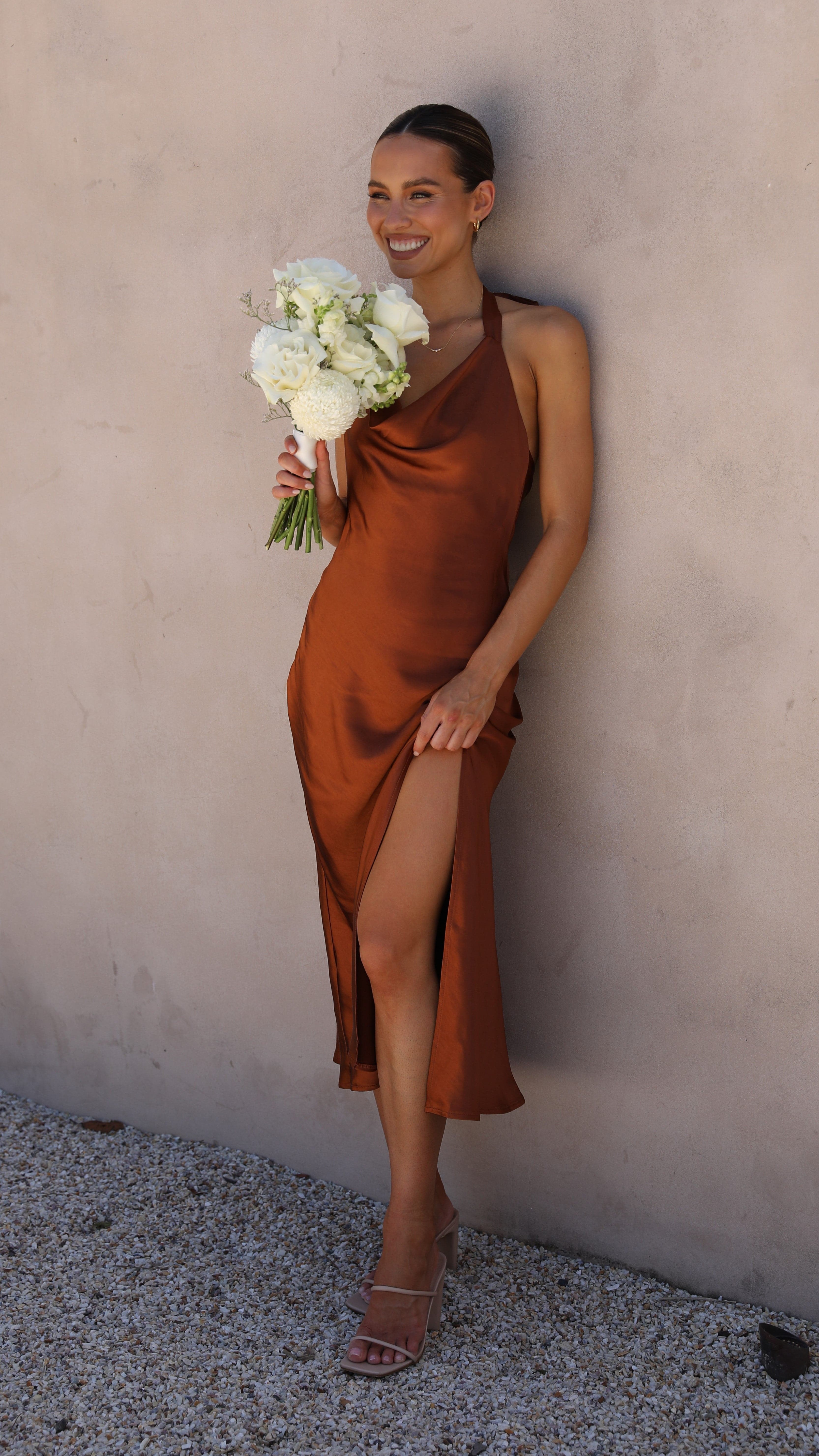 Kikodress - Sian Maxi Dress - Rust