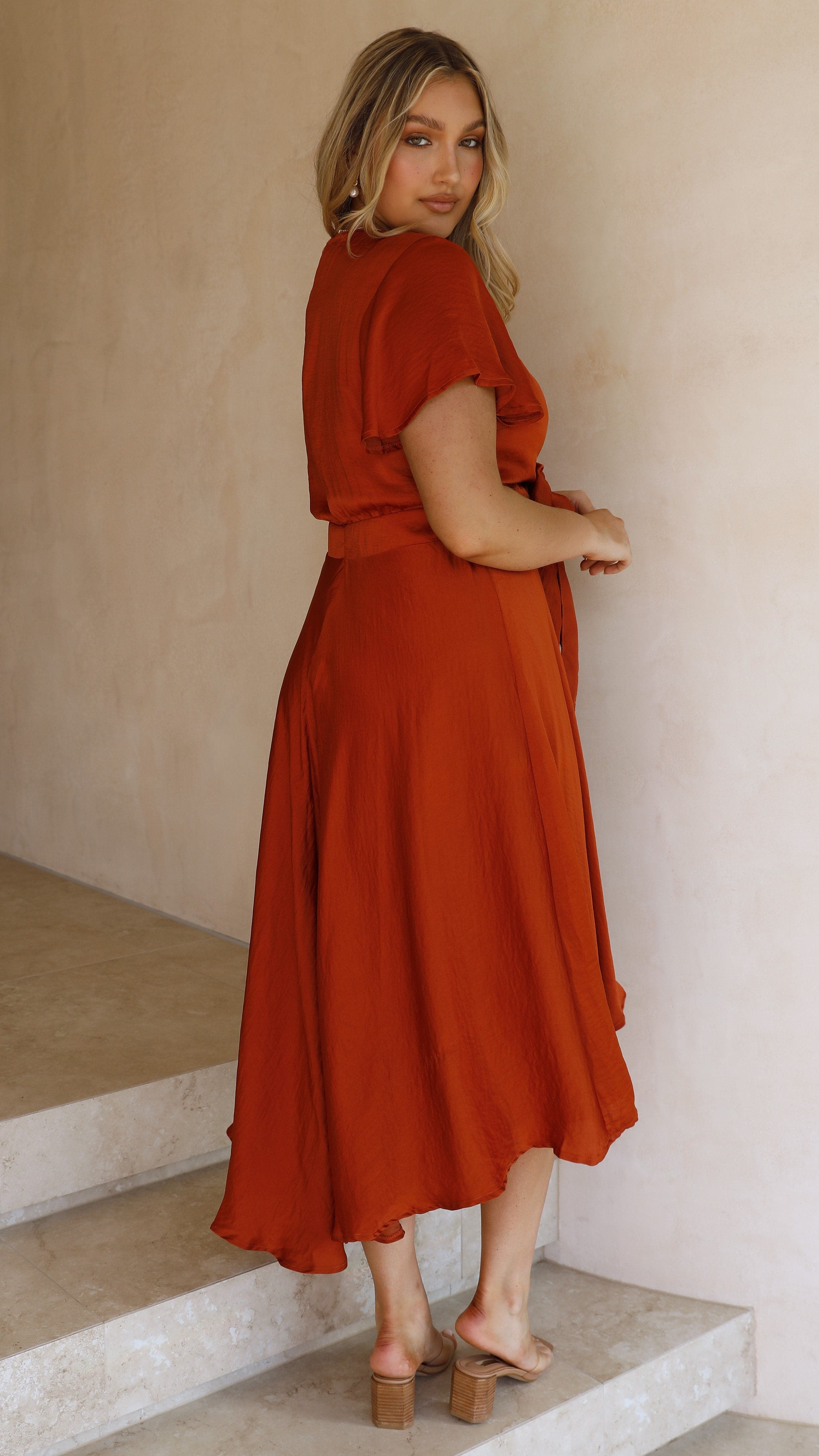 Kikodress - Sunny Daze Dress - Rust